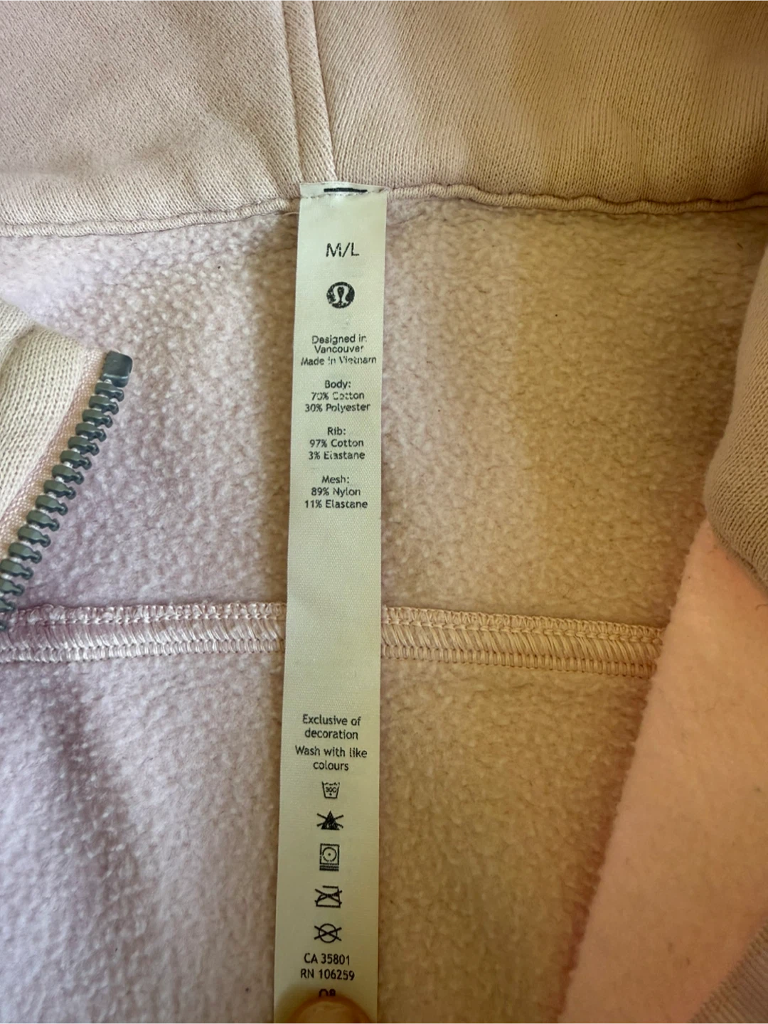 Lululemon Pink Half-Zip Hoodie - photo 3