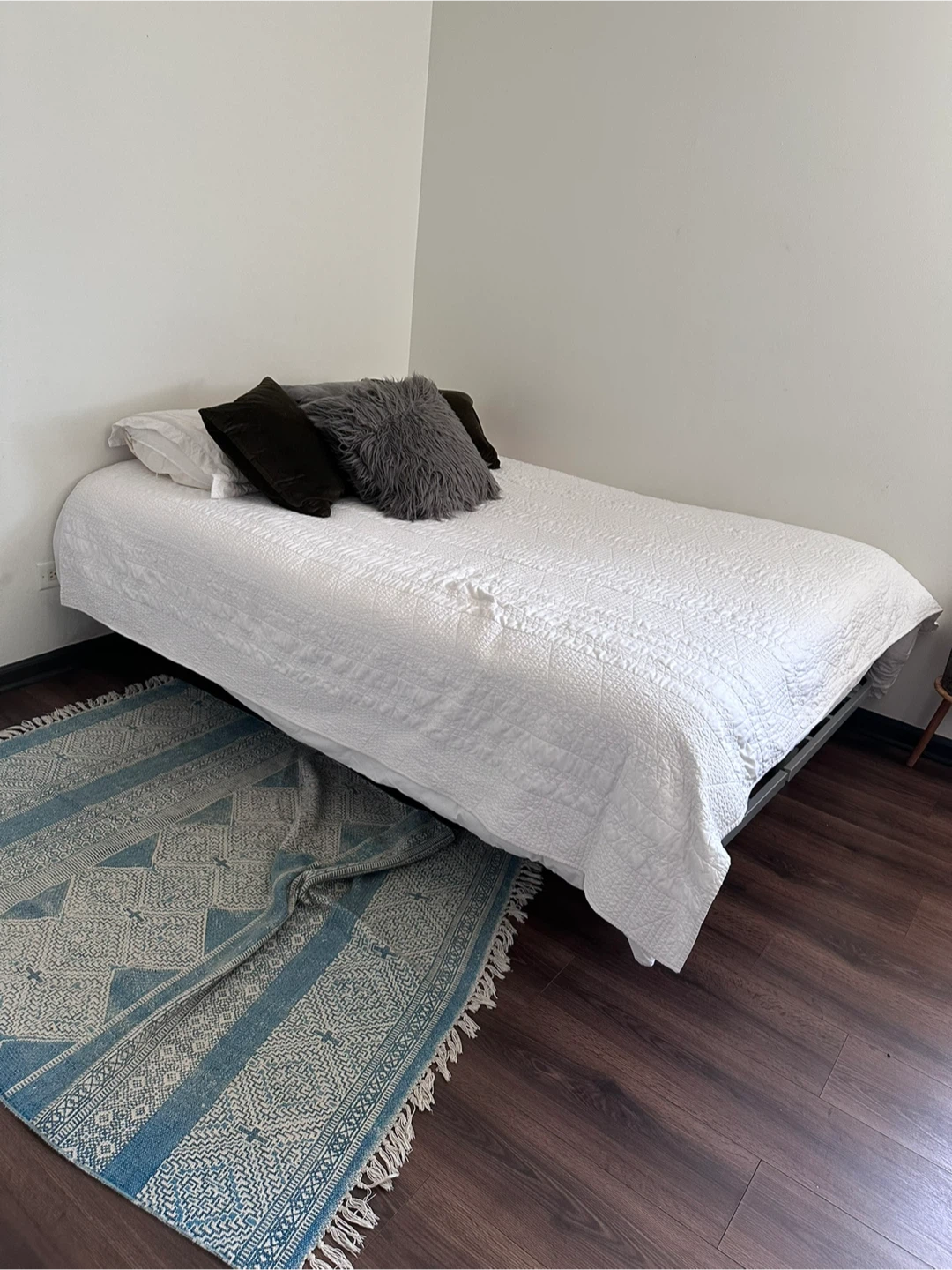 Bed Frame with mattress