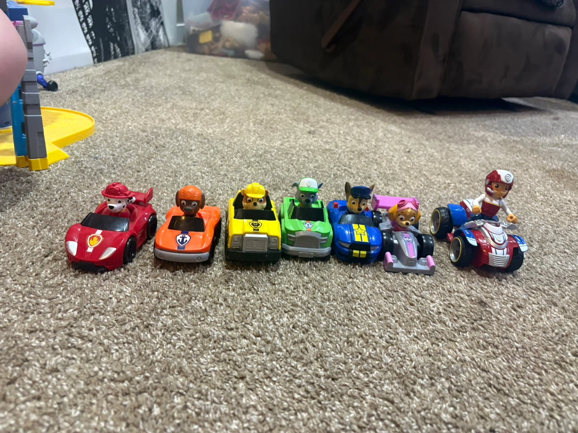 Paw Patrol Toy Cars and Figures