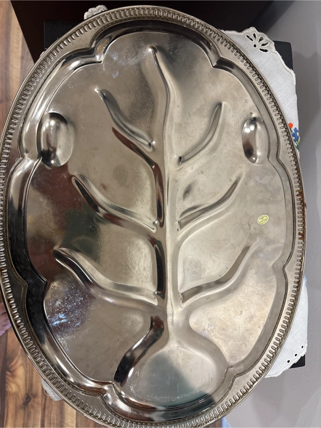 Silver Plated Serving Platter - photo 2