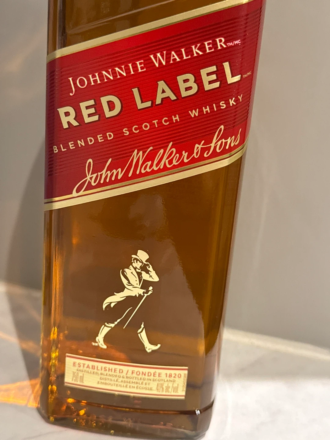 Unopened Johnnie Walker Red Label Scotch Whisky - photo 2