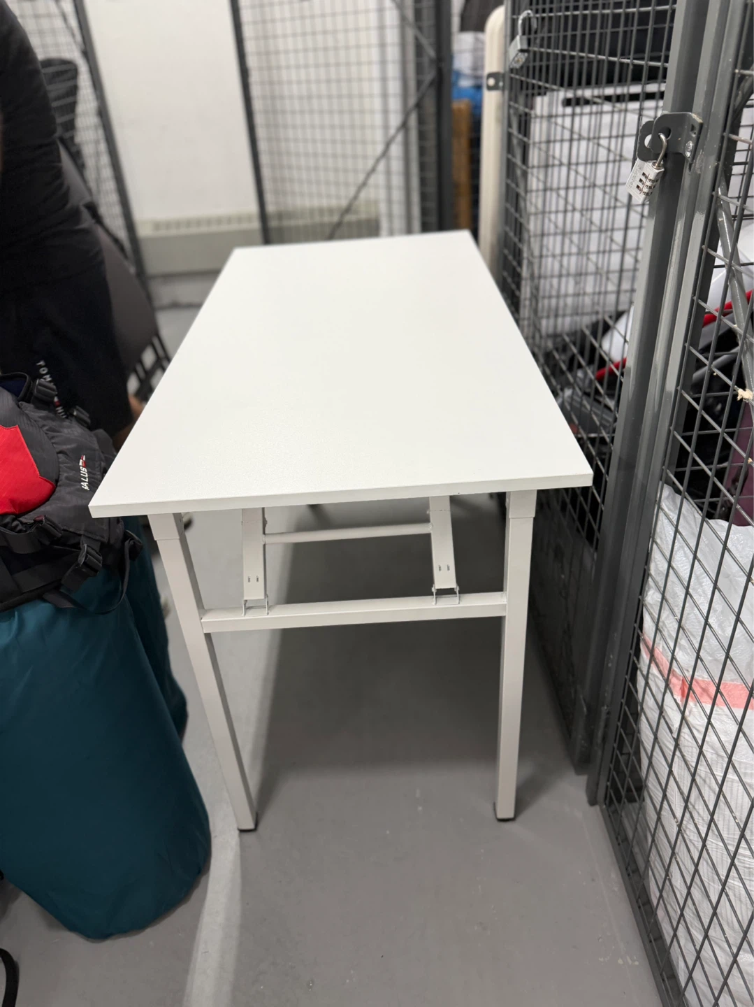 White Folding Table
