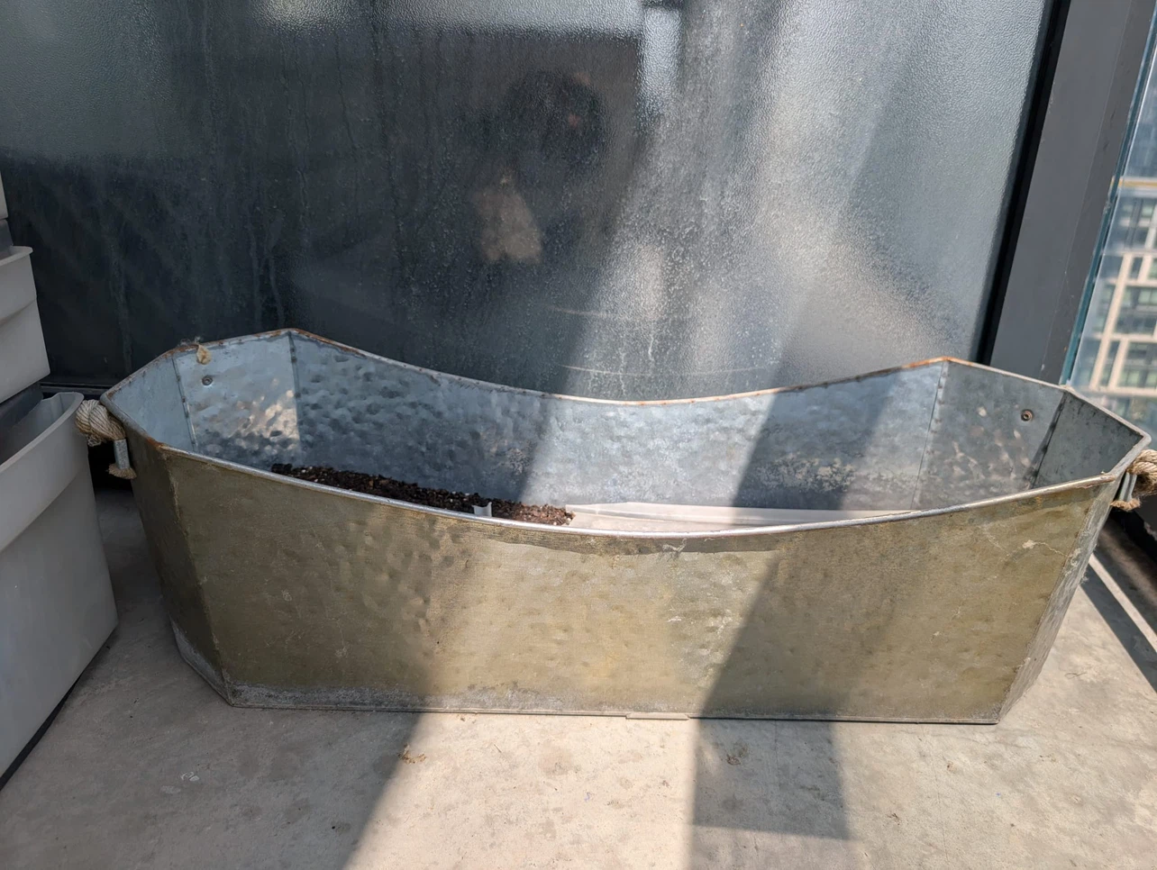 Galvanized Metal Planter Trough