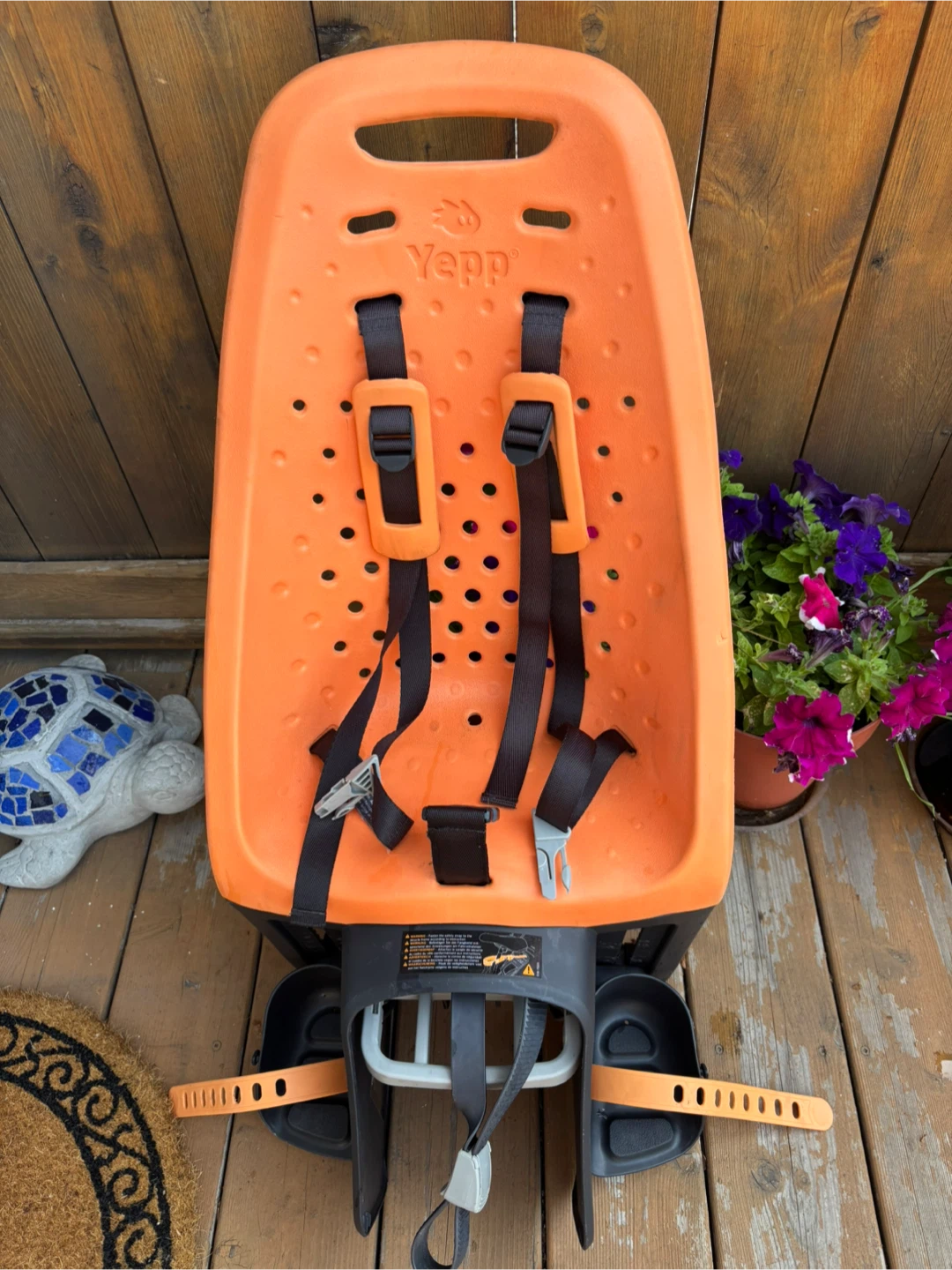 Yepp Orange Bicycle Child Seat