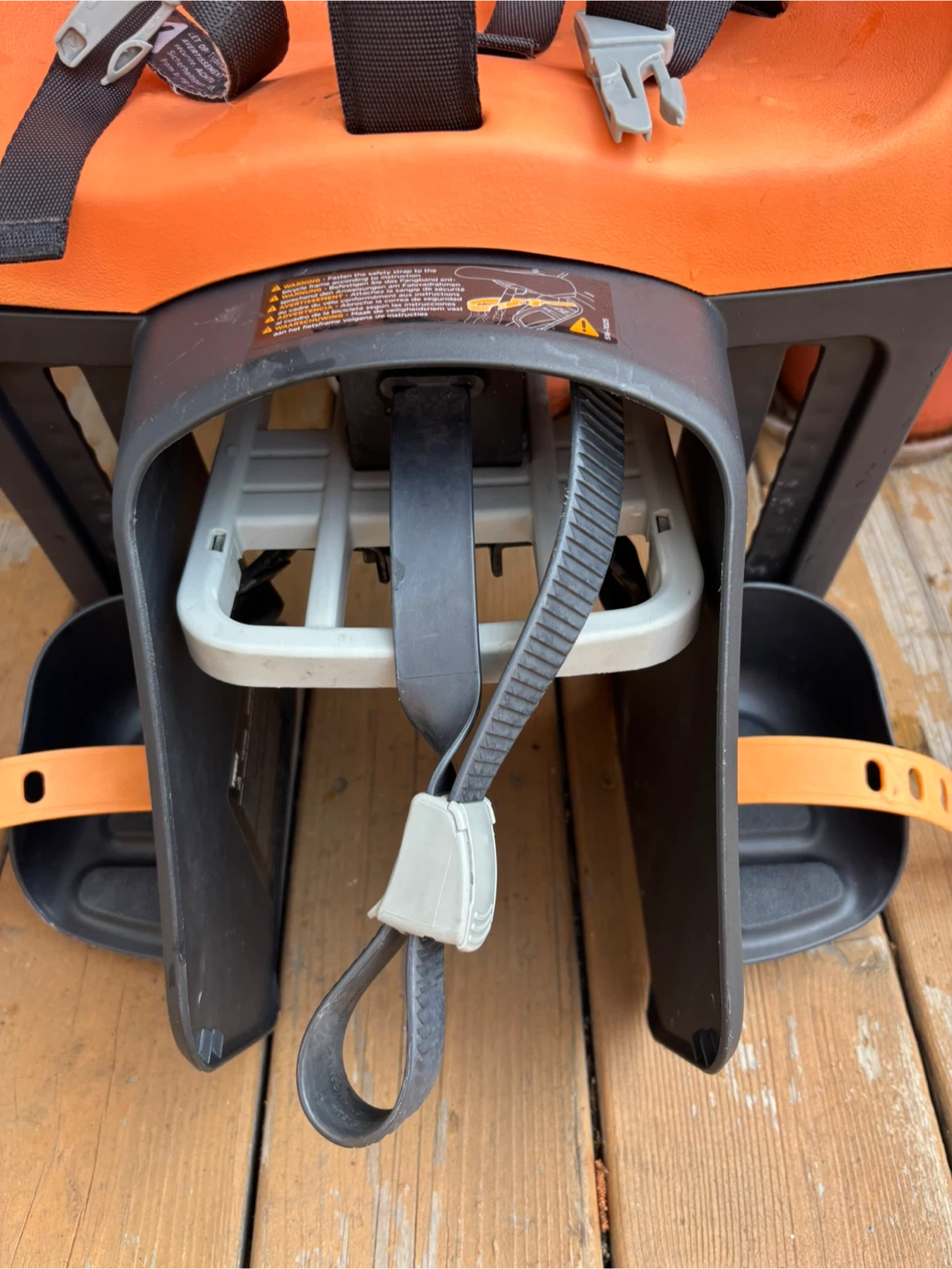 Yepp Orange Bicycle Child Seat - photo 4
