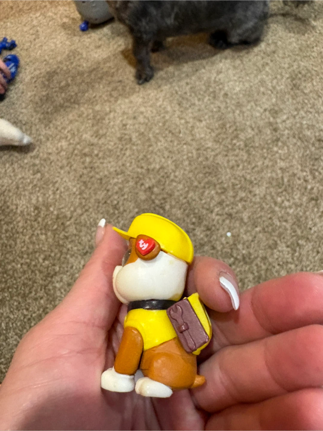 Paw Patrol Rubble Toy Figure - photo 2