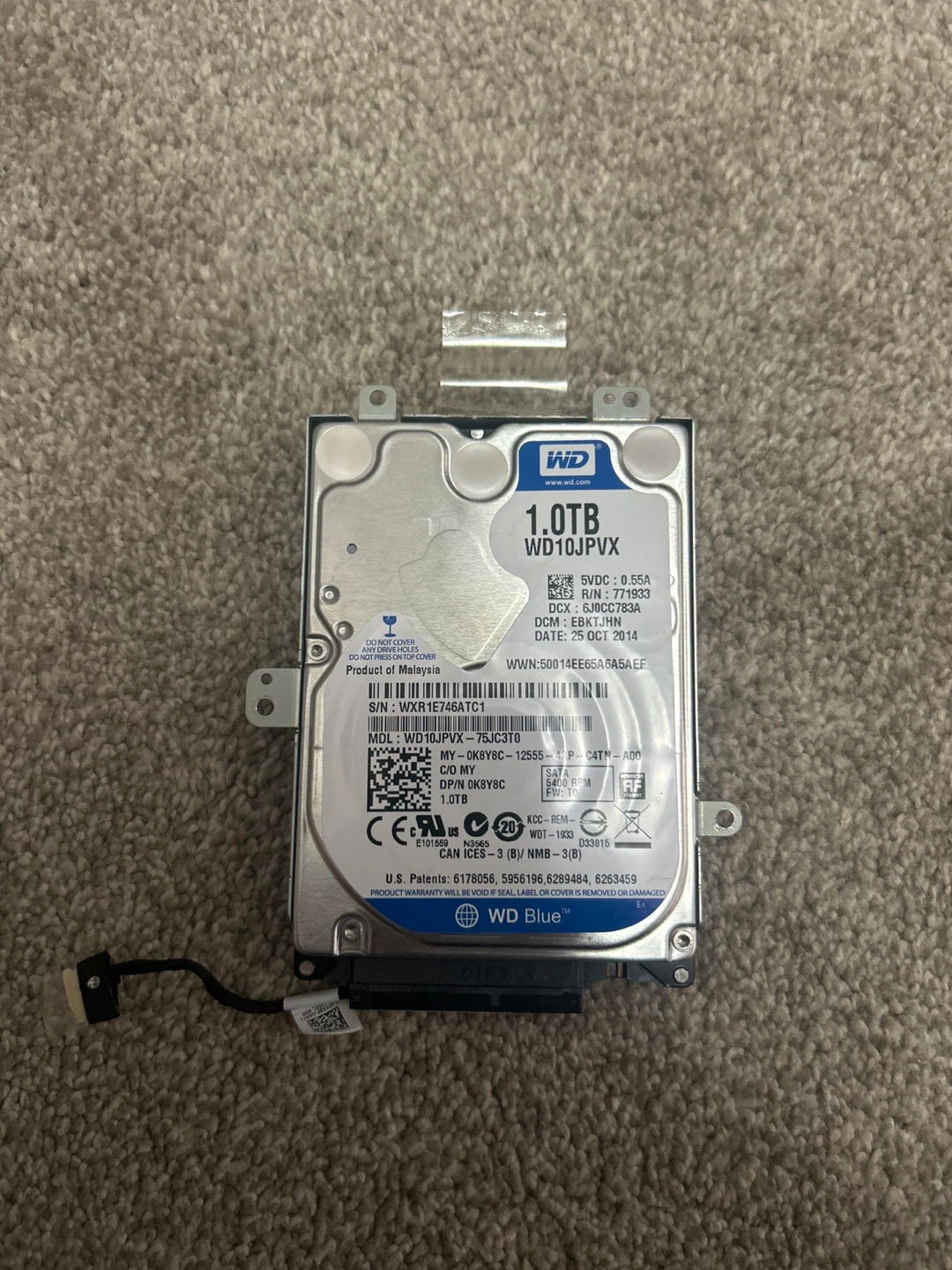 WD Blue 1TB Internal Hard Drive