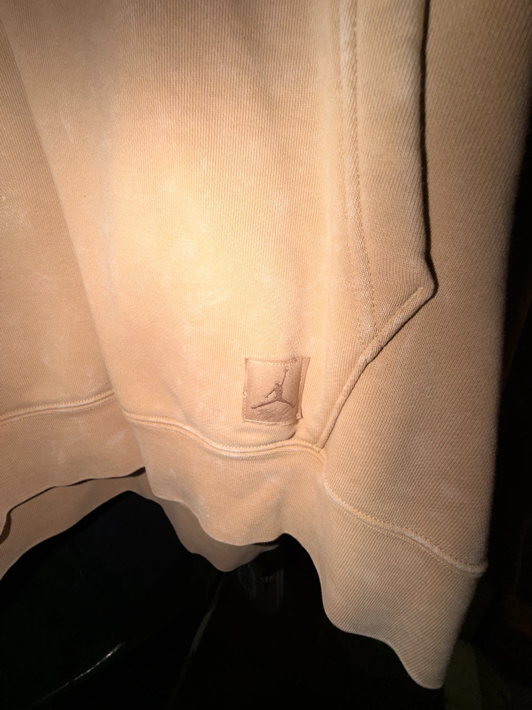 Nike Jordan Hoodie Beige Satin Inner Hood, Women’s Medium - photo 3