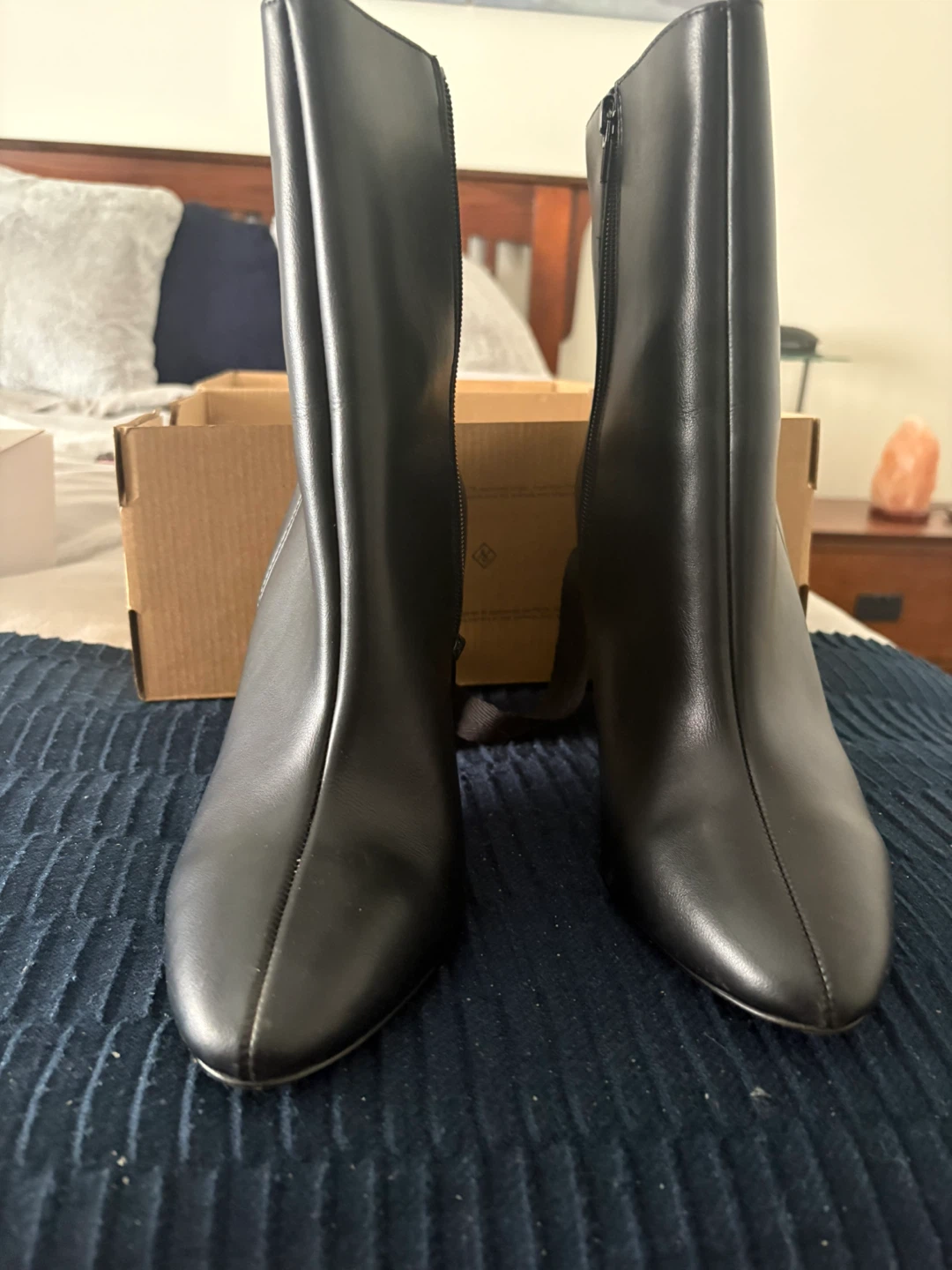 Call It Spring Black Faux Leather Heeled Booties - photo 2