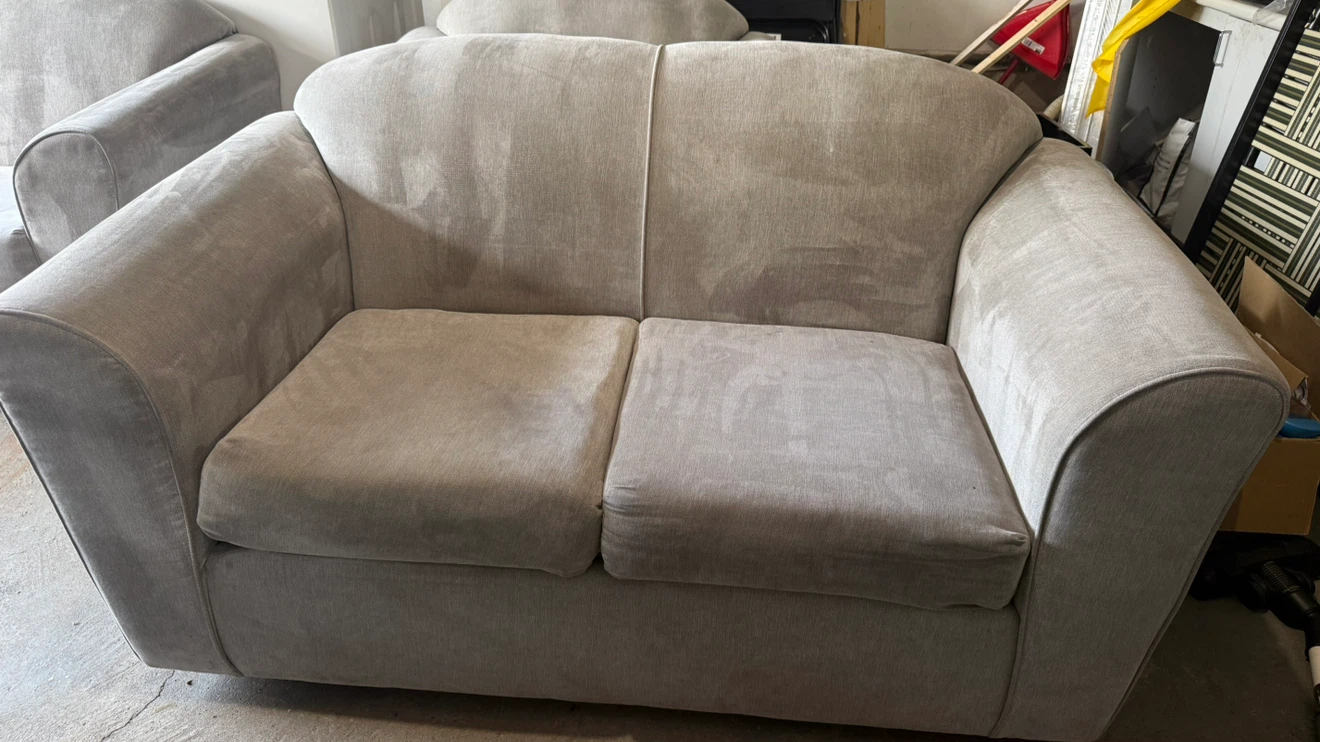 Grey Fabric Sofa - photo 2
