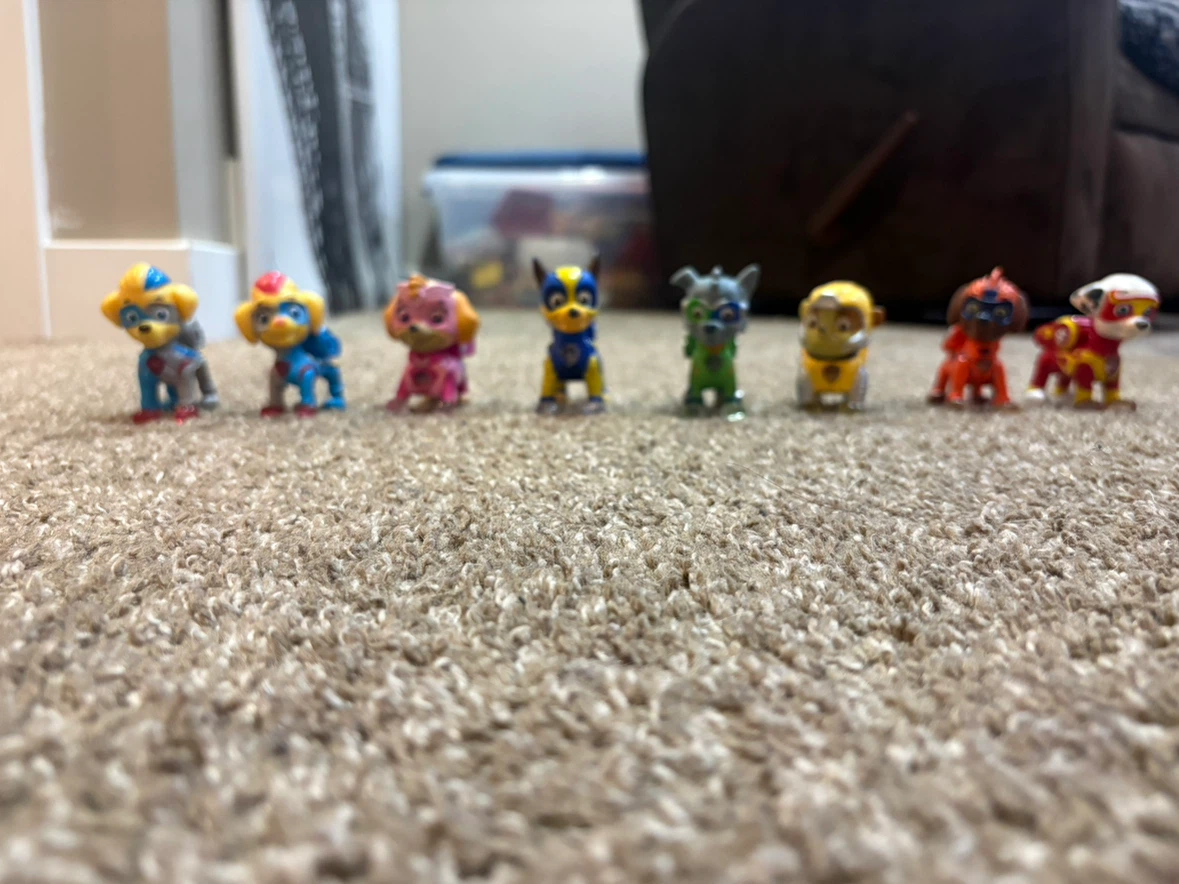 Paw Patrol Mighty Pups Figures Lot