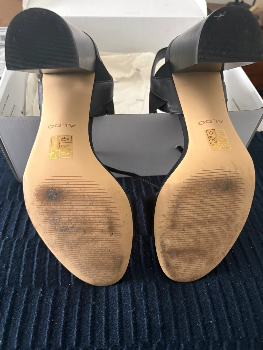 ALDO Black Block Heel Sandals - photo 4