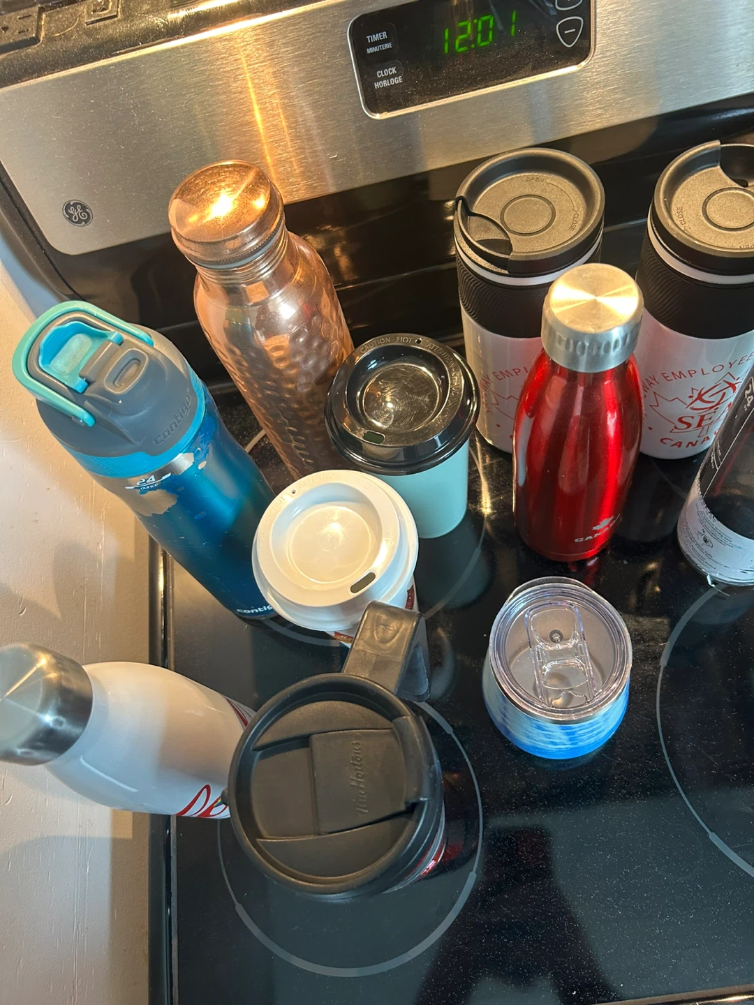 Assorted Reusable Water Bottles and Travel Mugs - photo 2