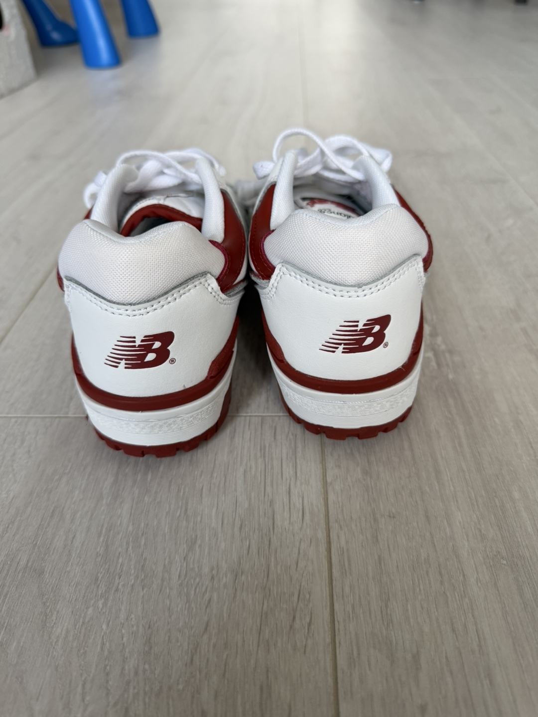 New Balance 550 White Red Sneakers - photo 3
