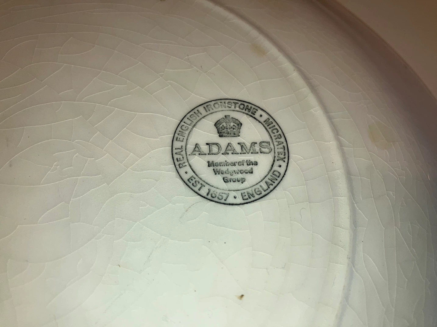 Adams Real English Ironstone Micratex Platter-26 cm Diameter - photo 4