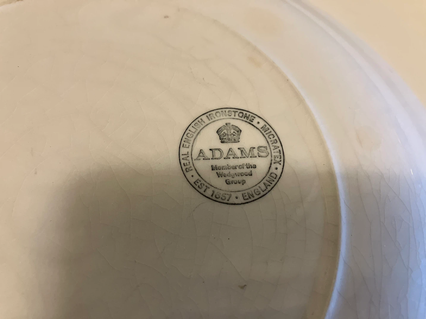 Adams Real English Ironstone Micratex Platter-26 cm Diameter - photo 5