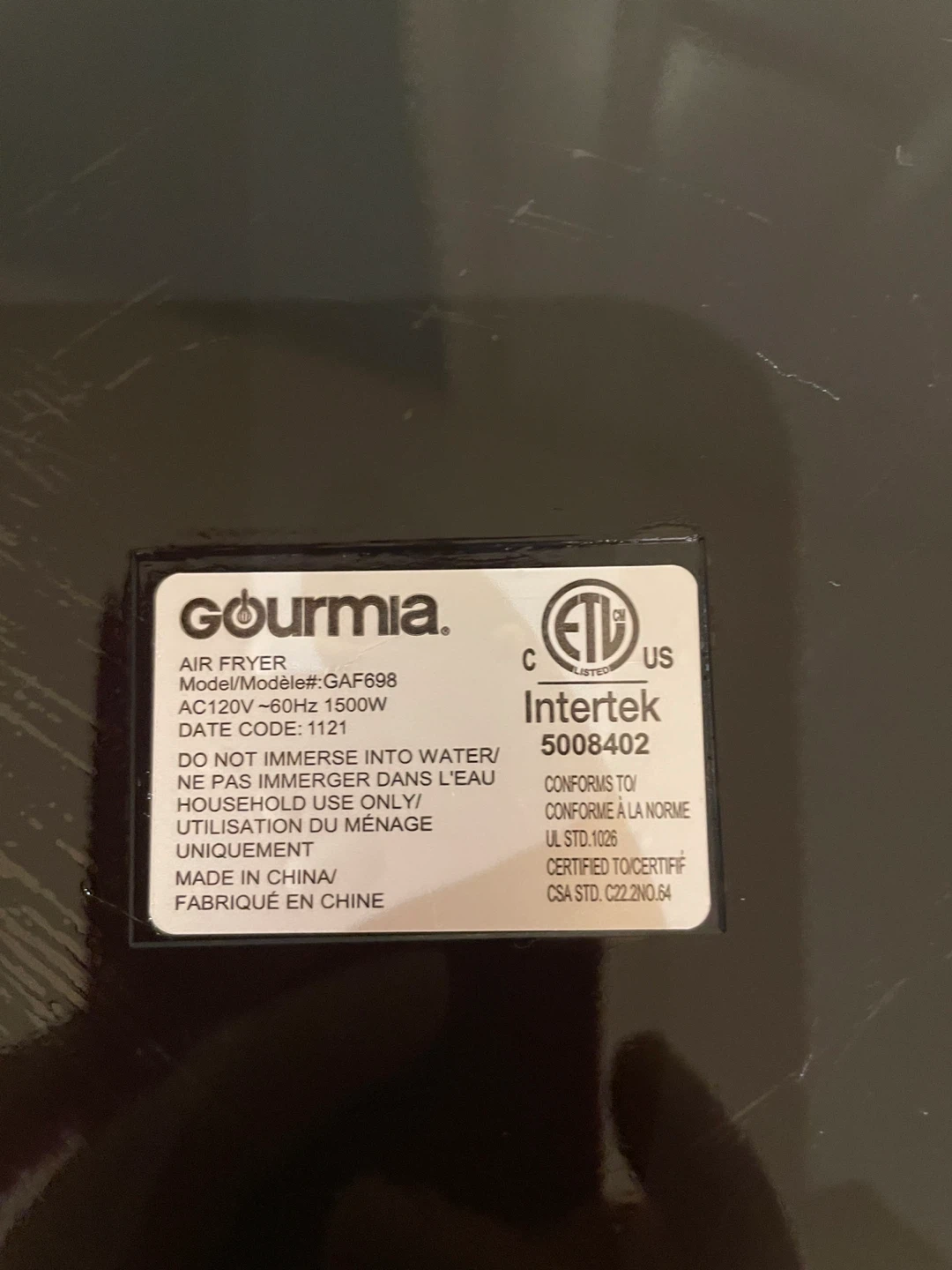 Gourmia Air Fryer - photo 2