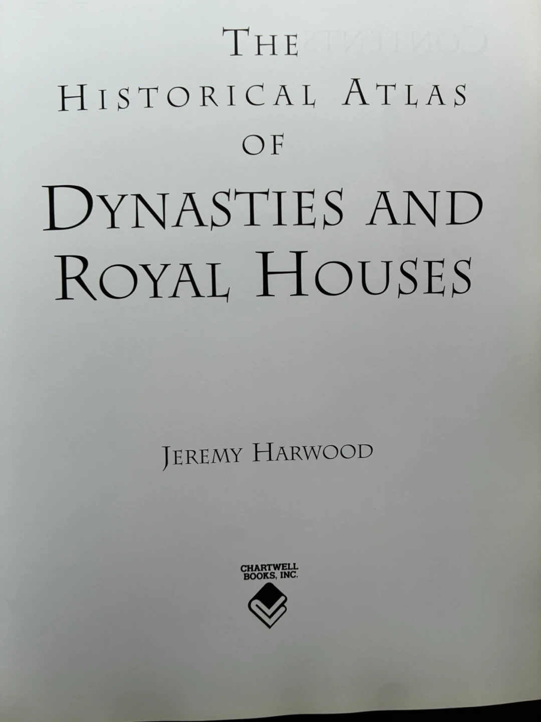 $15 book Historical Atlas Dynasties & Royal Houses history - photo 2