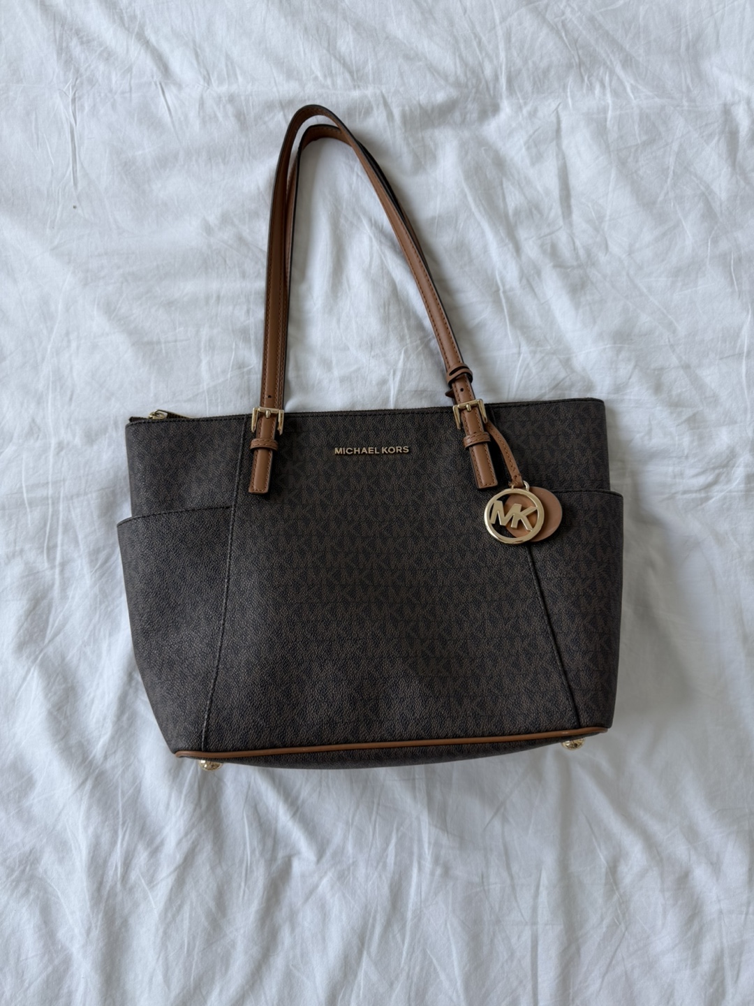 Michael Kors Tote Bag - Brown Signature Print - photo 2