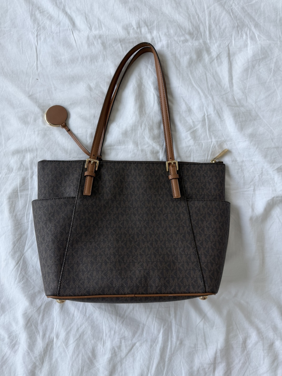 Michael Kors Tote Bag - Brown Signature Print - photo 3