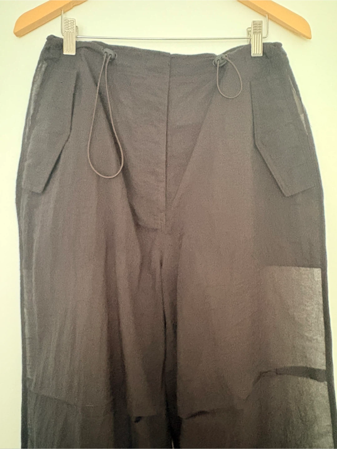 Kith Black Sheer Cargo Pants W Size 28 - photo 2