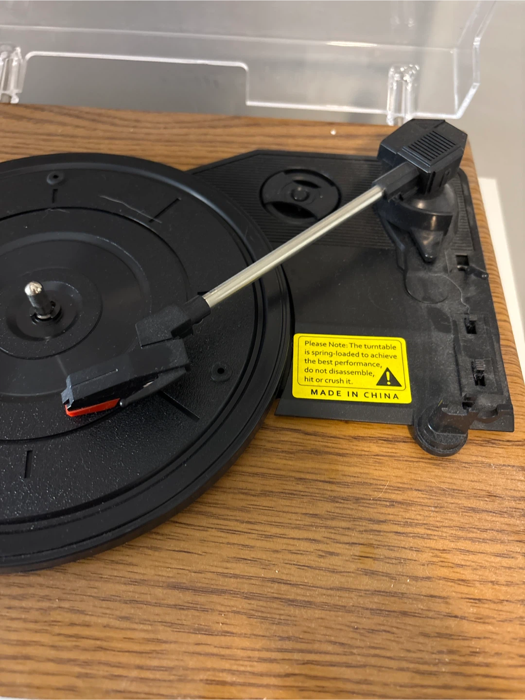 Portable Record Player with Built-in Speaker - photo 4