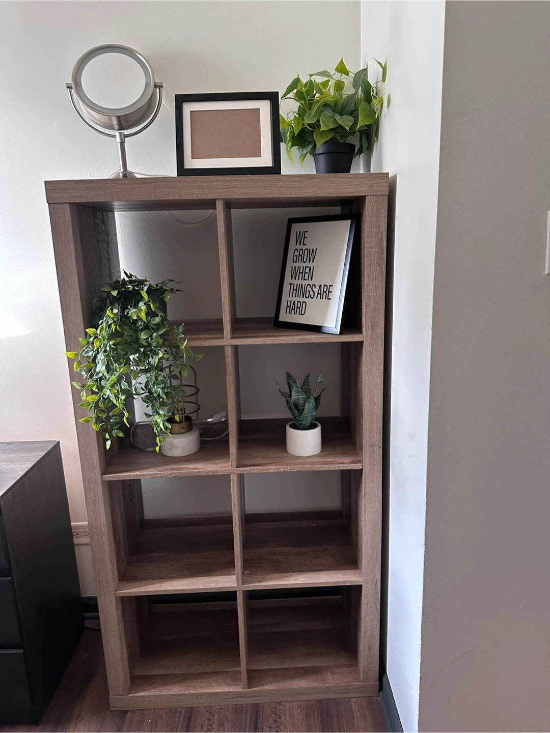 Wooden Cube Storage Shelf