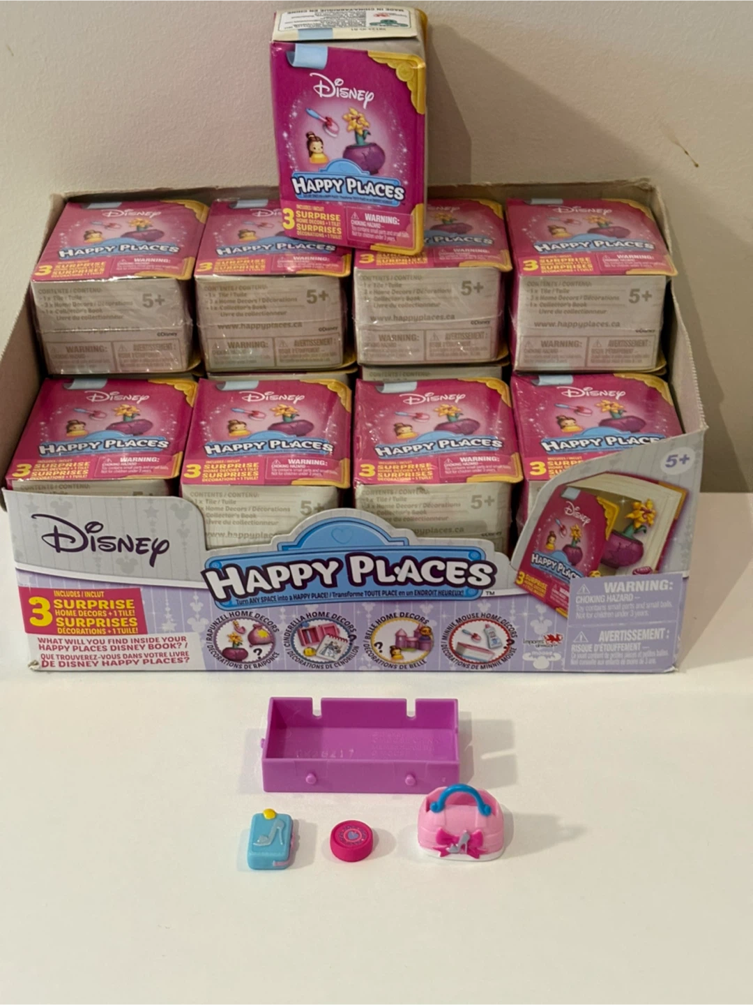 20 Disney Happy Places Surprise Blind Bags - Lot of 9