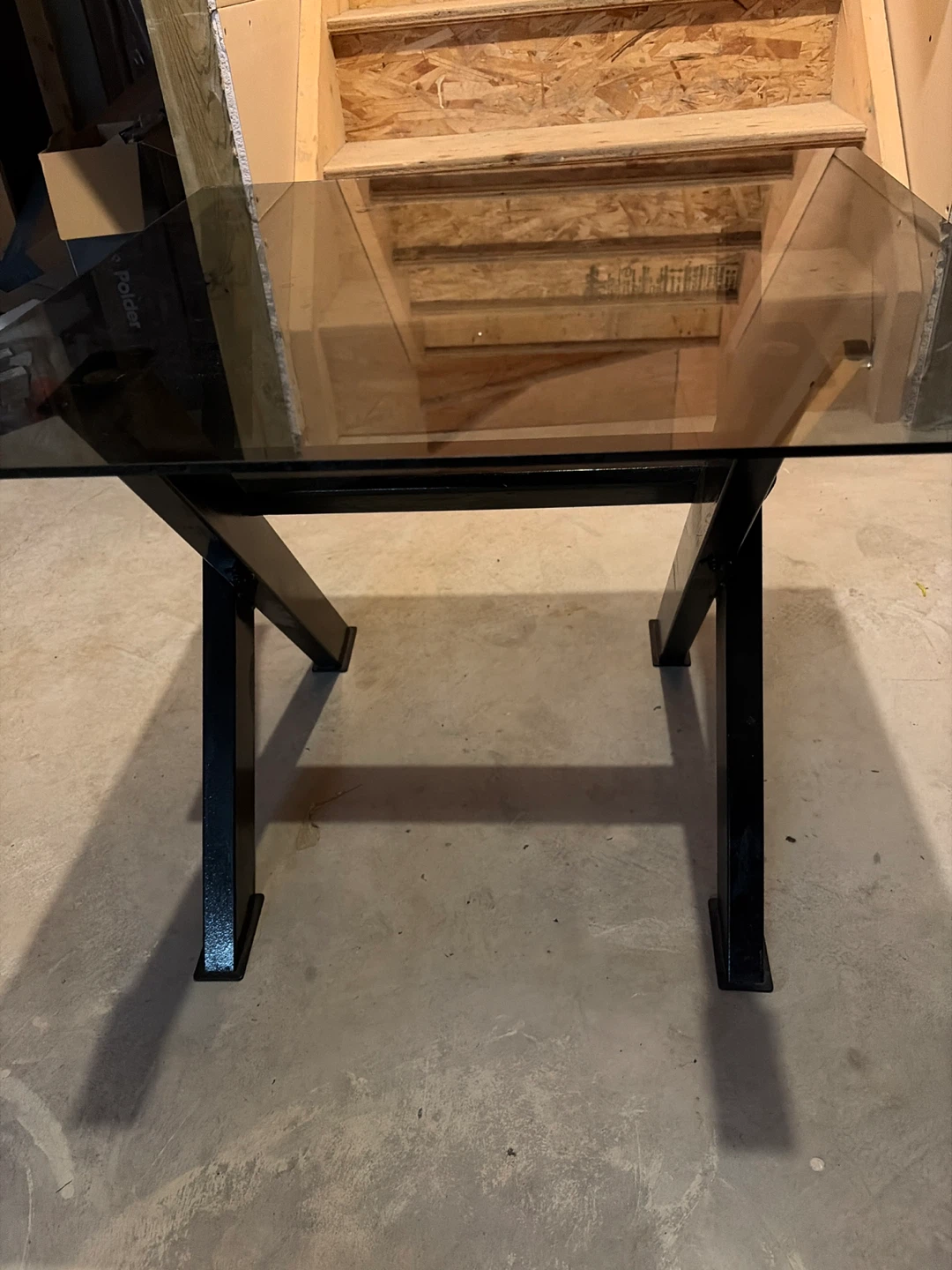 Set of 2 Glass top coffee table - photo 2