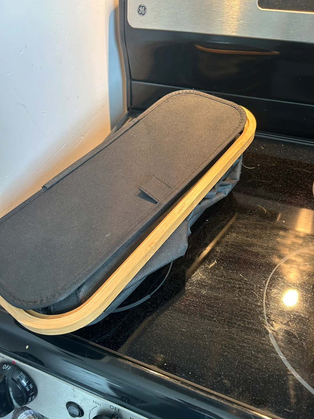 Black Collapsible toilet paper holder - photo 2