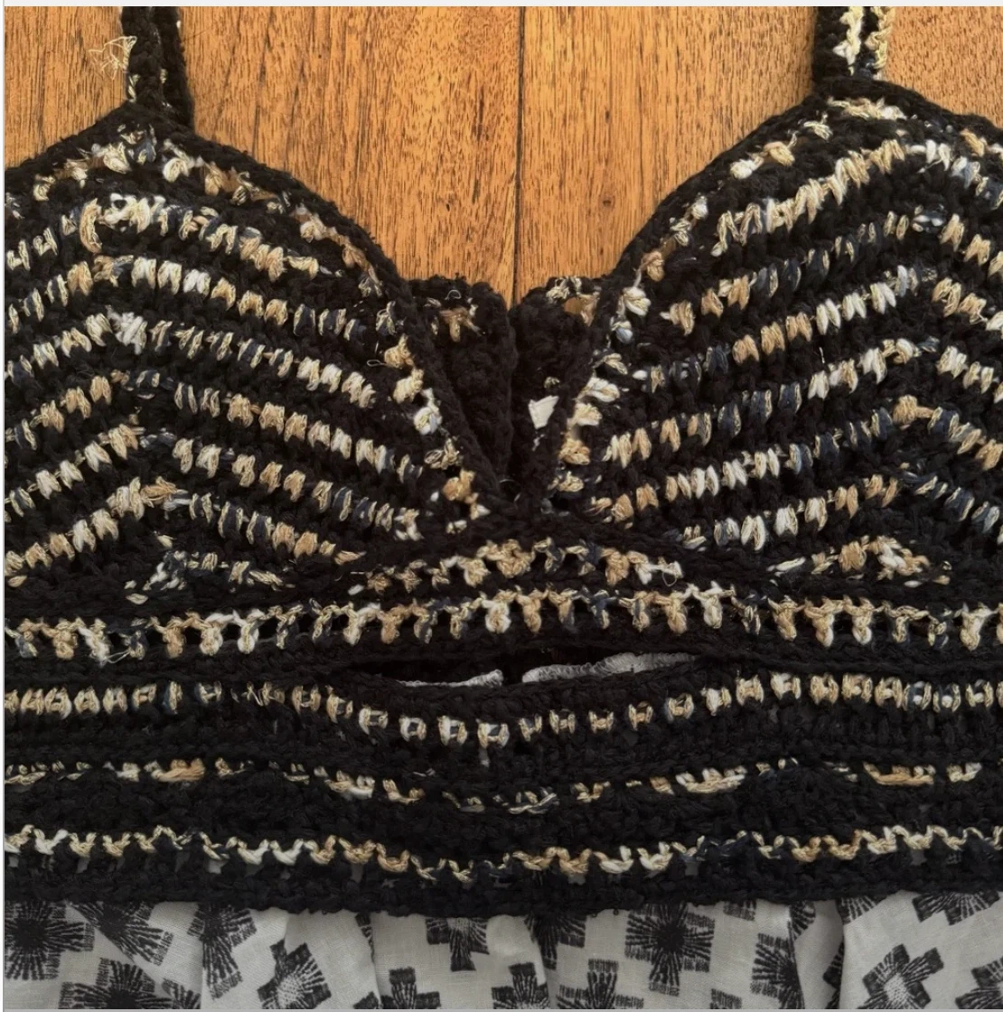 Anthropologie Crochet Peplum Cami - photo 3