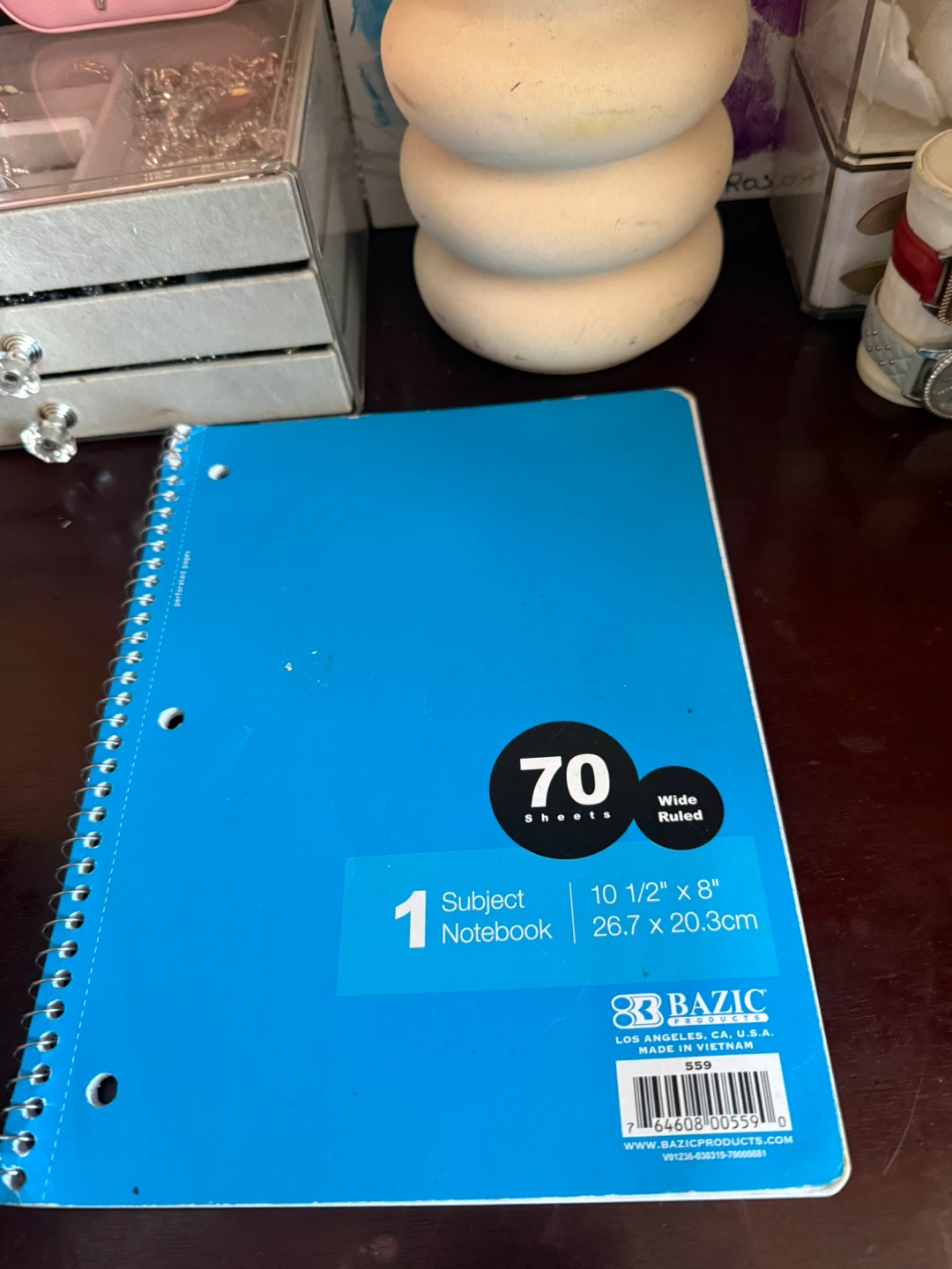 Top Flight 1 Subject Wide Ruled Notebook 70 Sheets - photo 3