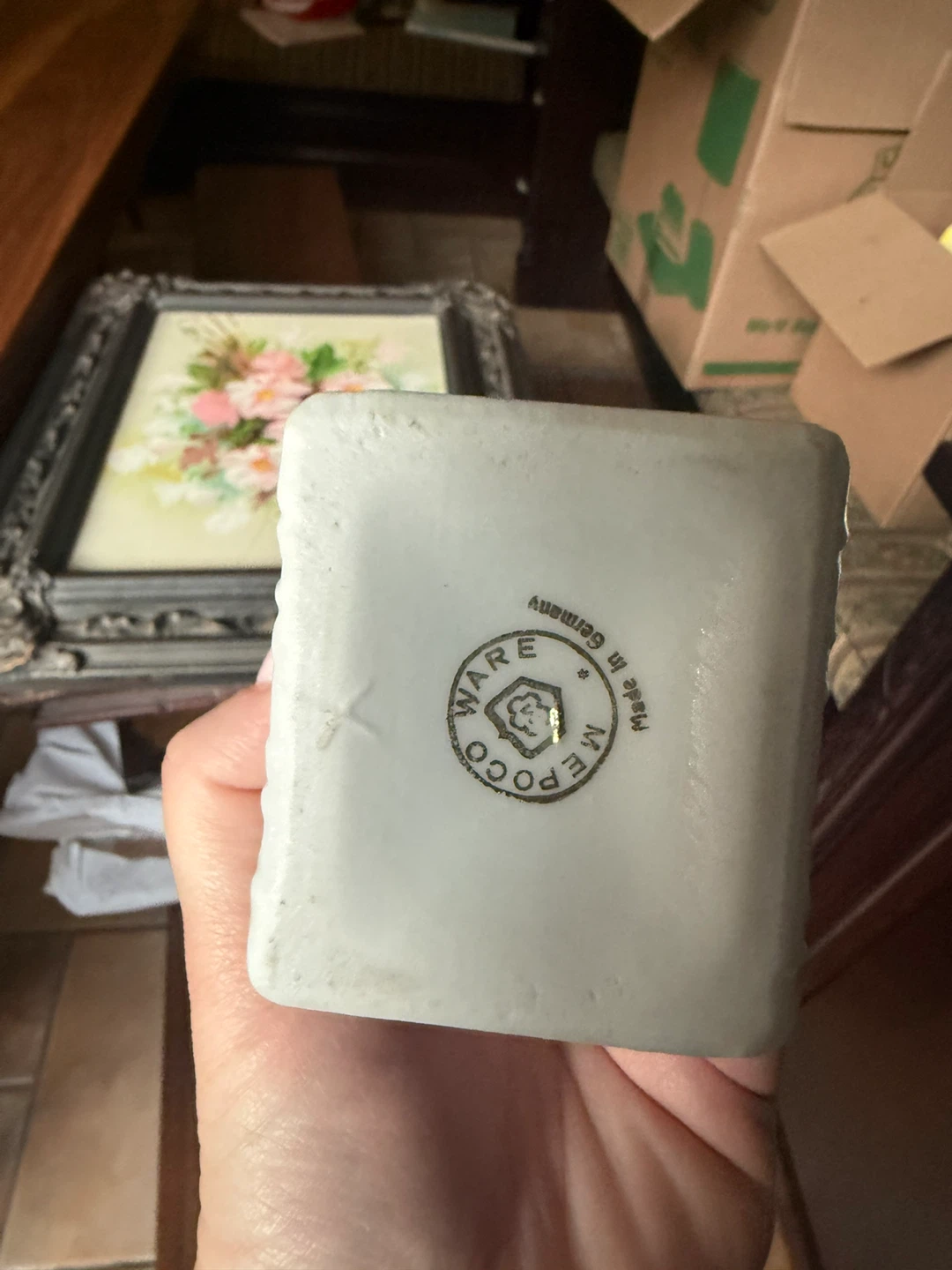 Vintage "M. I. DEPOCG" Porcelain Canister Set - photo 3