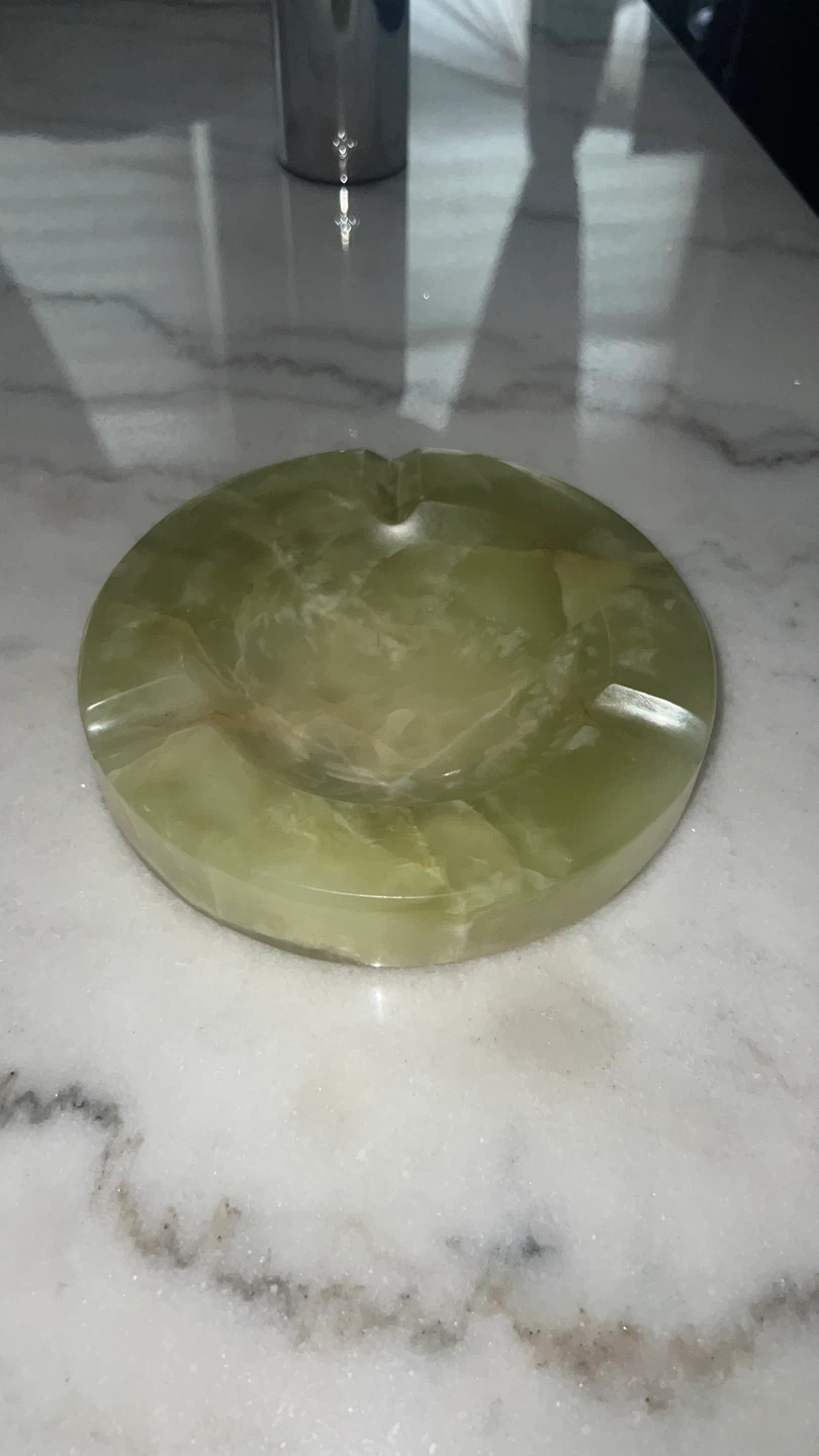 Vintage Genuine Jade Ashtray