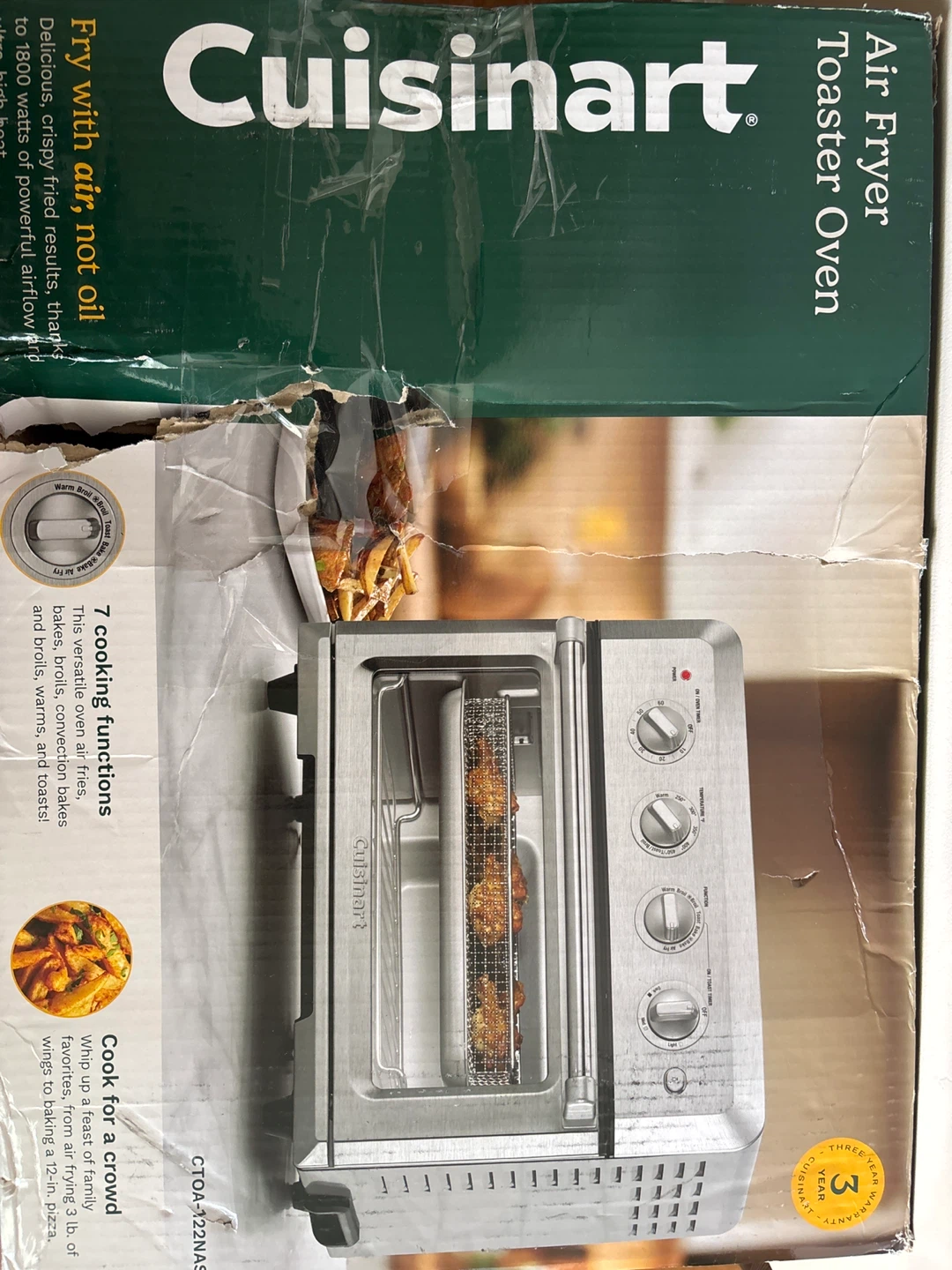 Cuisinart Air Fryer Toaster Oven - photo 2