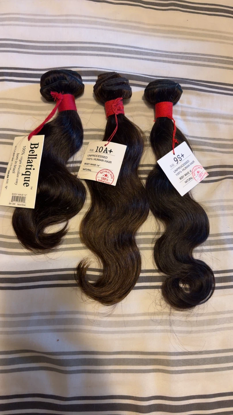 Bellatique & 10A+ Unprocessed 100% Human Hair Bundles