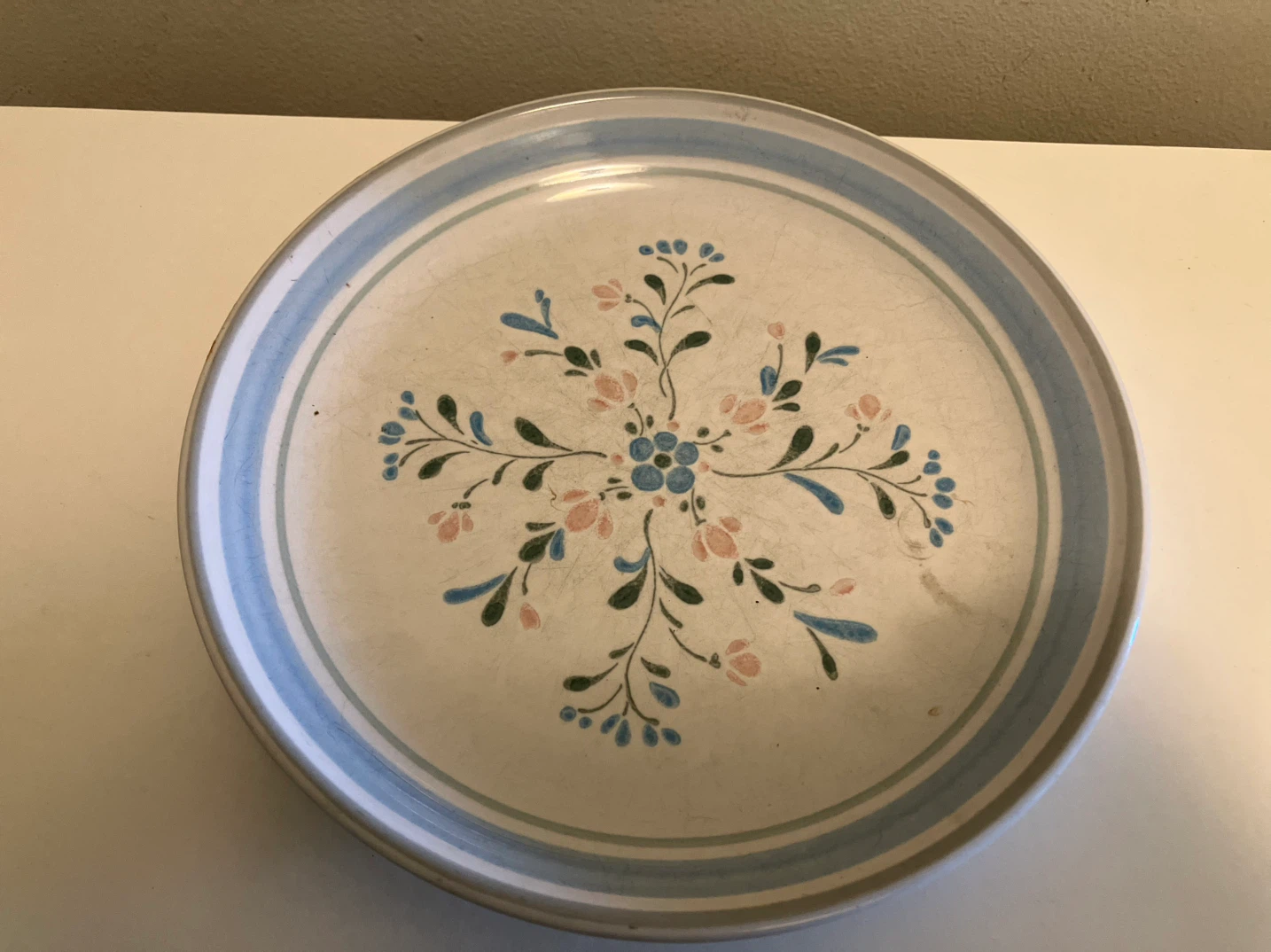 Fascino Stoneware Hand Decorated Plate Japan-20 cm Diameter
