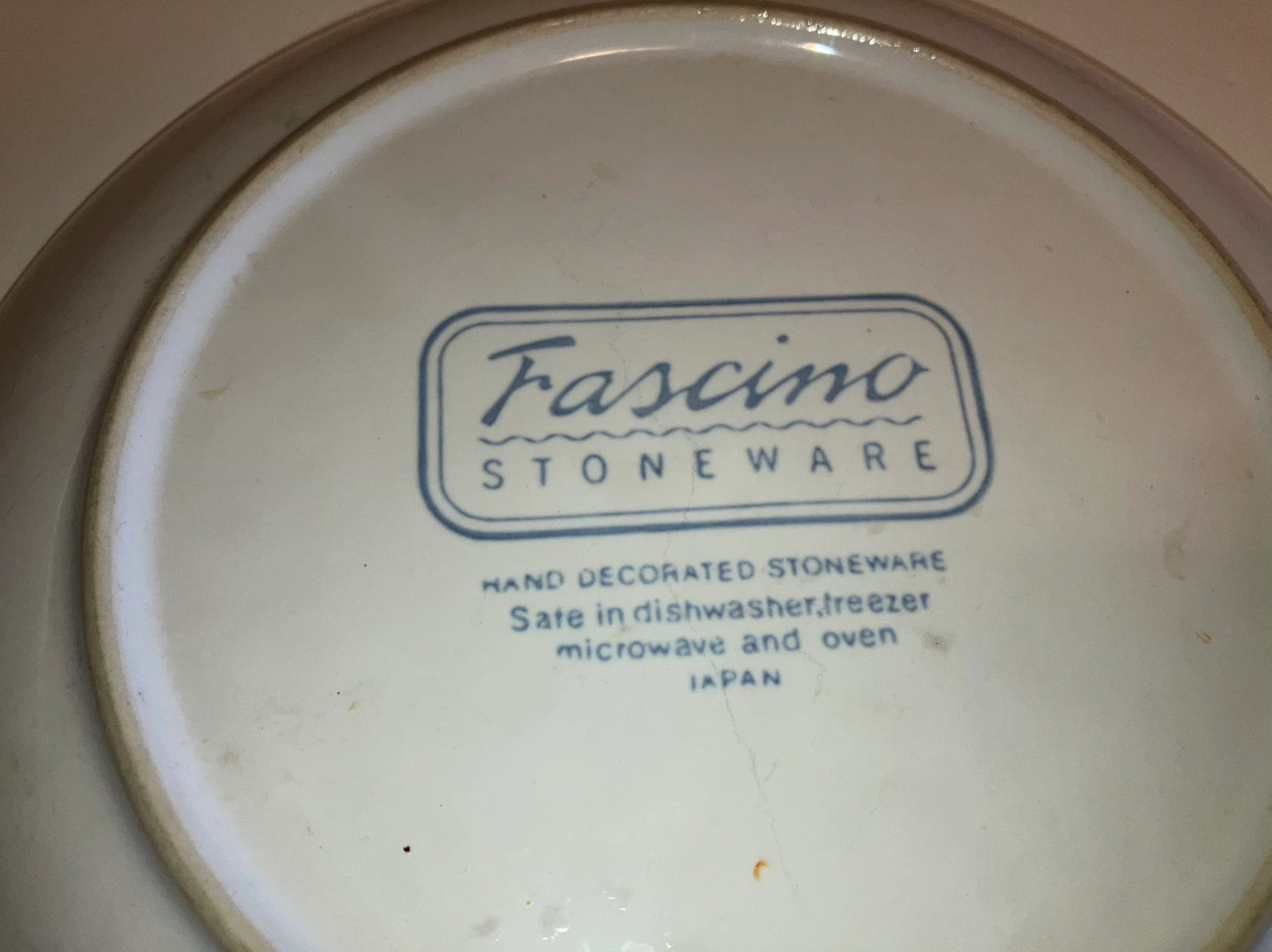 Fascino Stoneware Hand Decorated Plate Japan-20 cm Diameter - photo 5