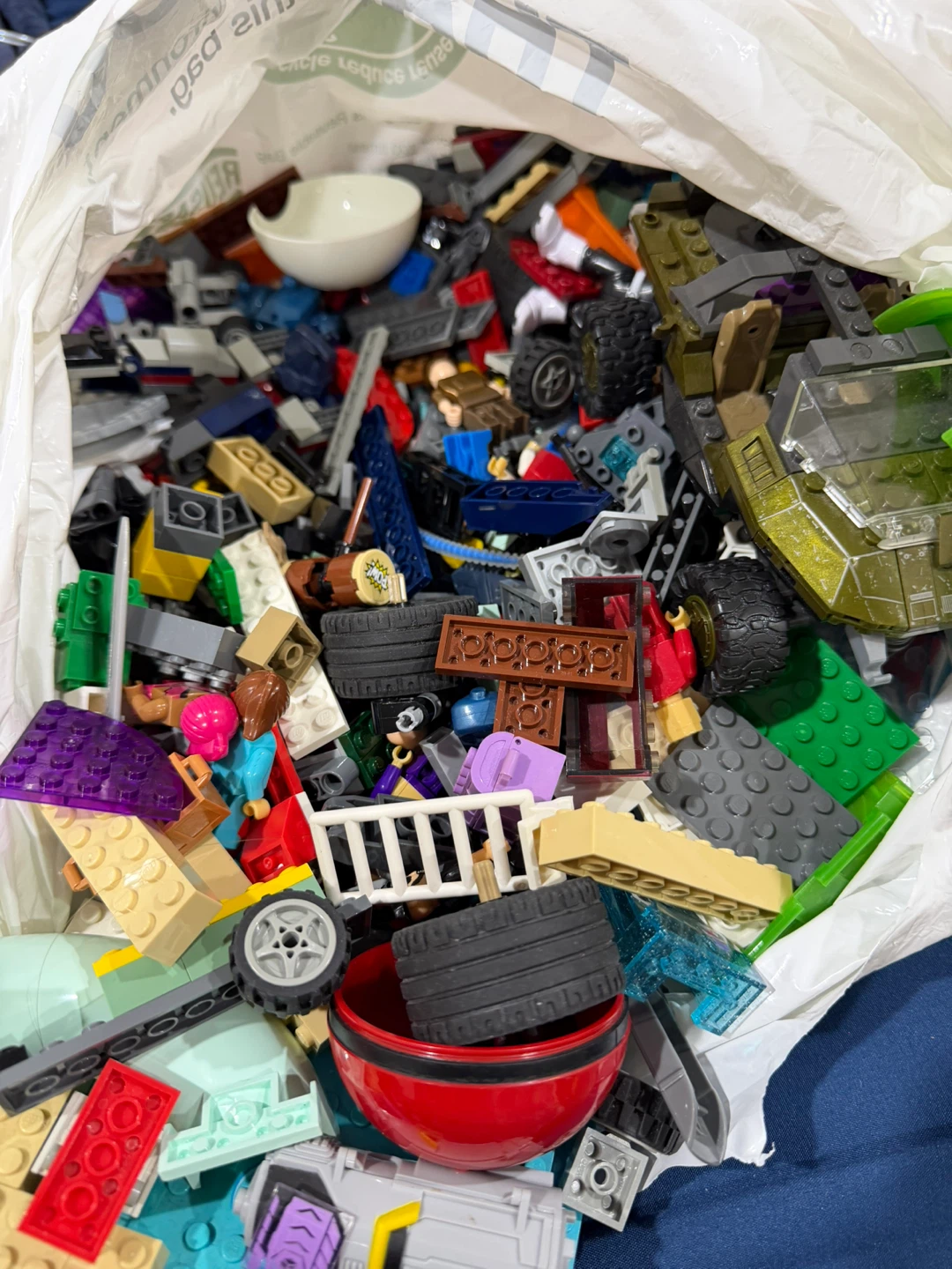 Assorted LEGO Building Bricks and Pieces