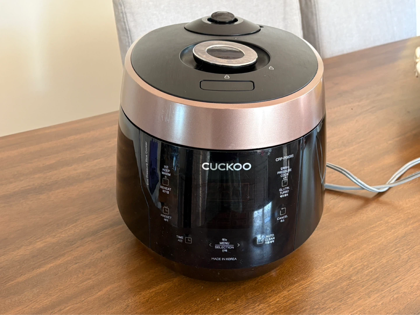 CUCKOO High Pressure Rice Cooker 6-Cup - photo 2