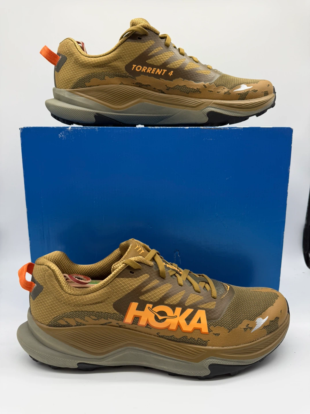 Hoka Torrent 4 Antique Olive Men’s Trail Running Shoes Sz US 10 - photo 2