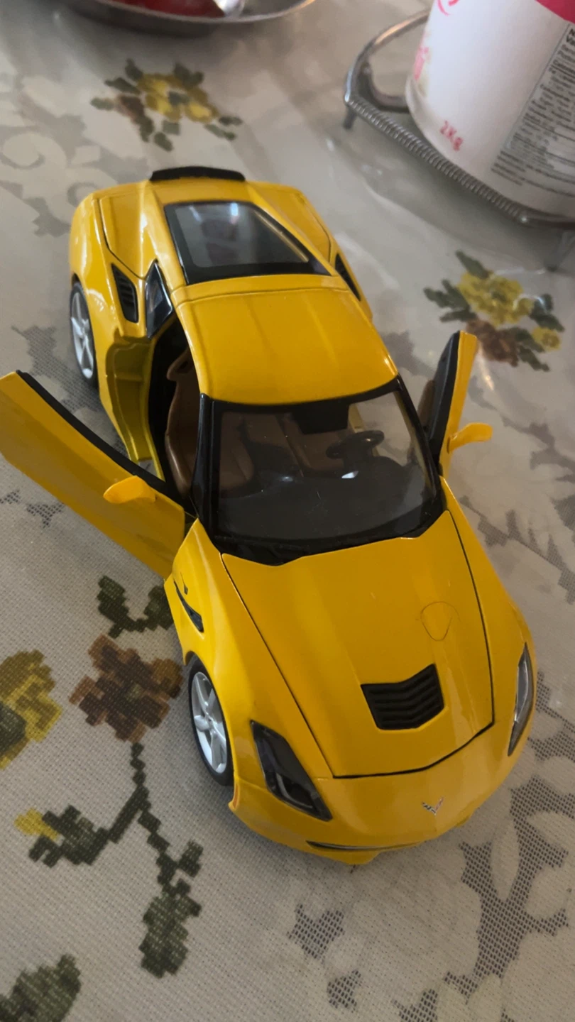 Yellow Corvette Toy Car for 12 DOLLARSS!!! SALE