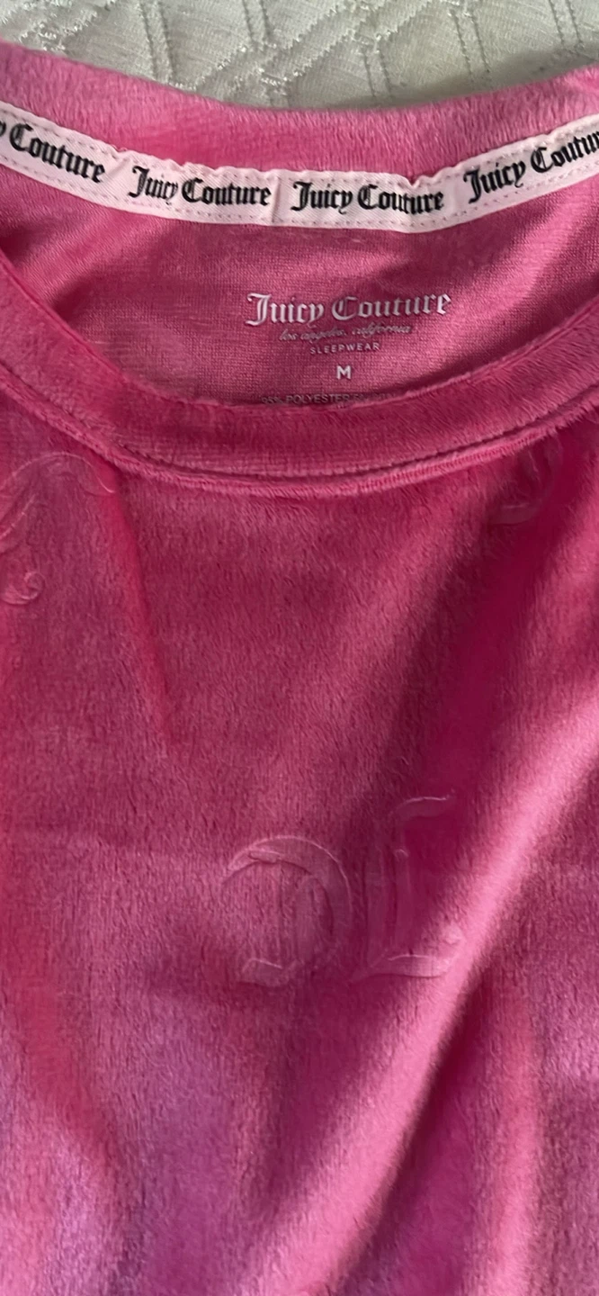 Juicy Couture Pink Velour Sleepwear Set M - photo 4