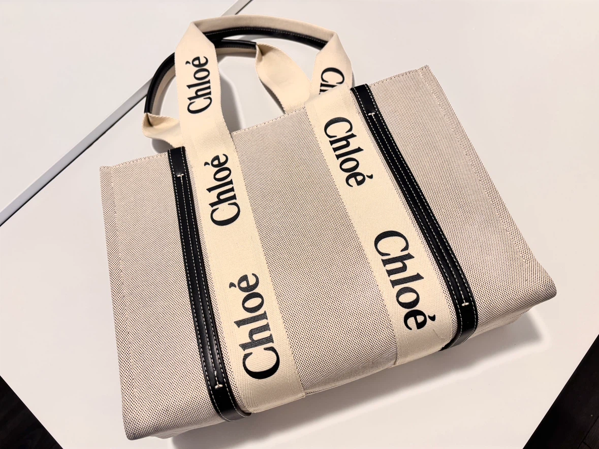 Chloe Canvas Tote Bag