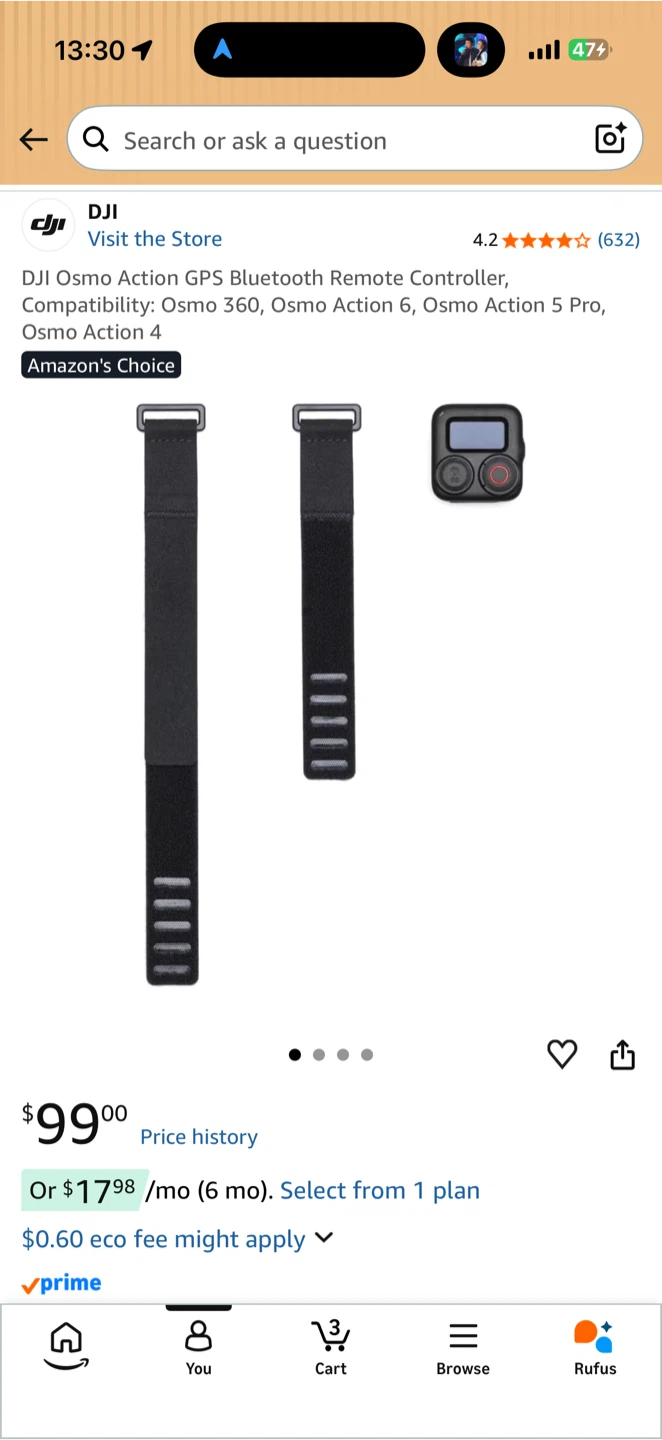 DJI Osmo 360 Action Camera combo with Case - photo 4