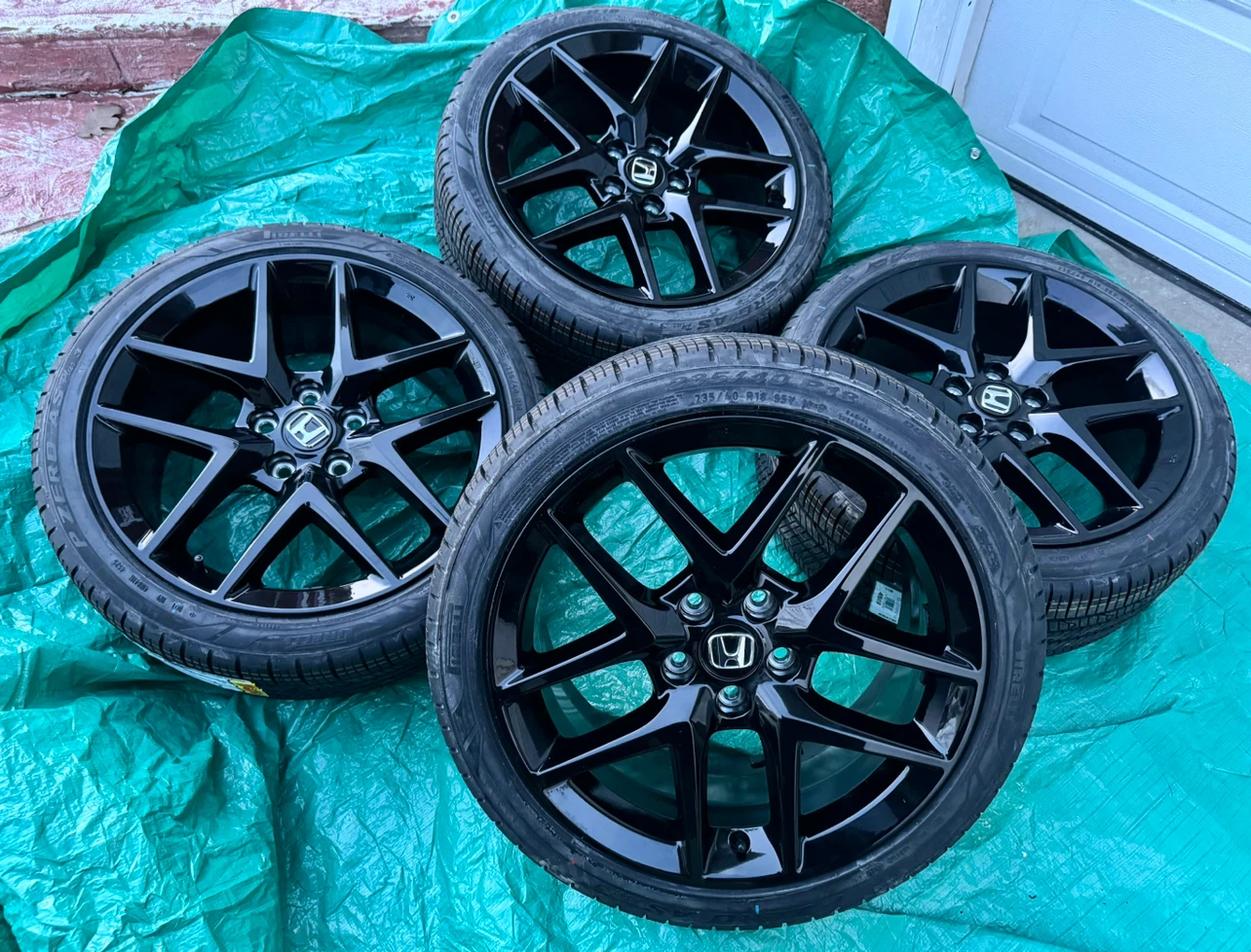 ⭐️⭐️ OEM 2026 CIVIC 18” SPORT RIMS ✅ NEW PIRELLI TIRES