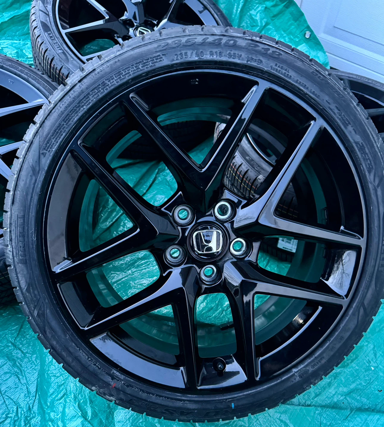 ⭐️⭐️ OEM 2026 CIVIC 18” SPORT RIMS ✅ NEW PIRELLI TIRES - photo 2
