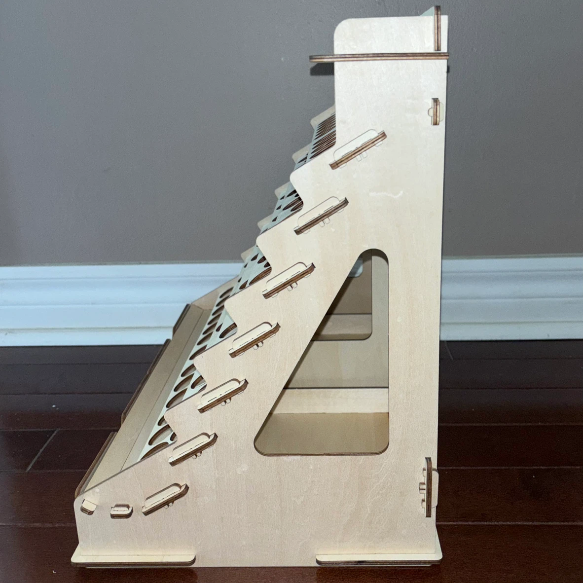 Unused Wood Lipstick/Paint Holder Organizer with Pullout Drawers - photo 3