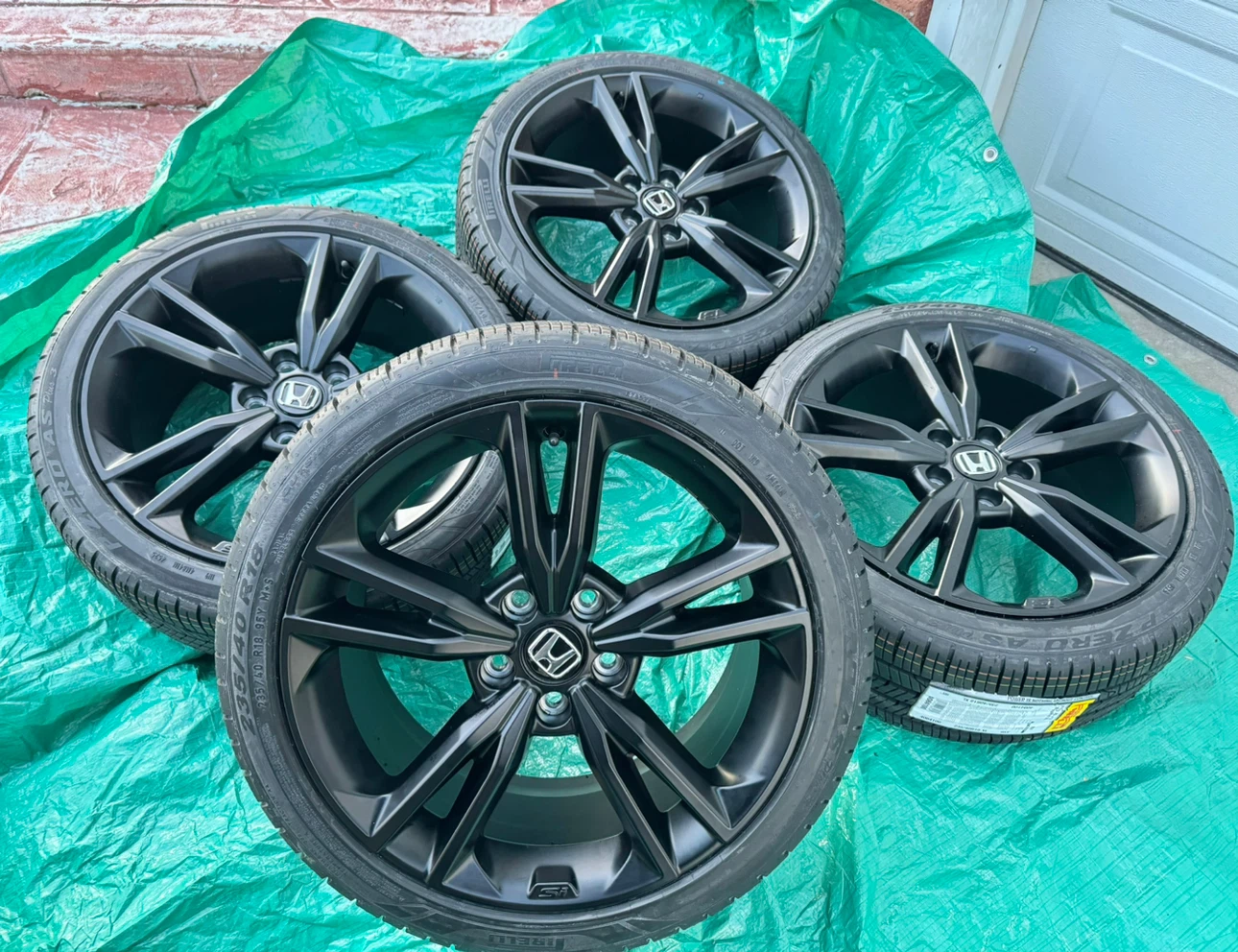 ⚛️⚛️ 2026 CIVIC Si 18” OEM Rims ✅ BRAND NEW PIRELLI PZERO TIRES - photo 3