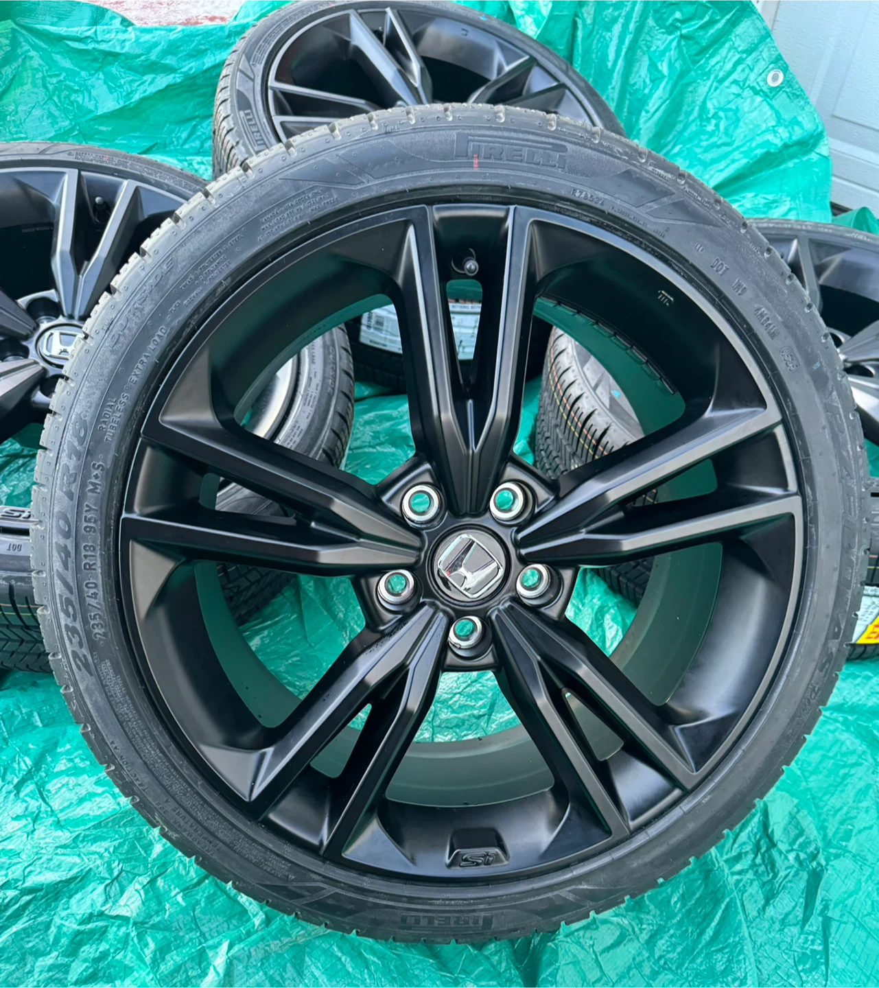 ⚛️⚛️ 2026 CIVIC Si 18” OEM Rims ✅ BRAND NEW PIRELLI PZERO TIRES - photo 4